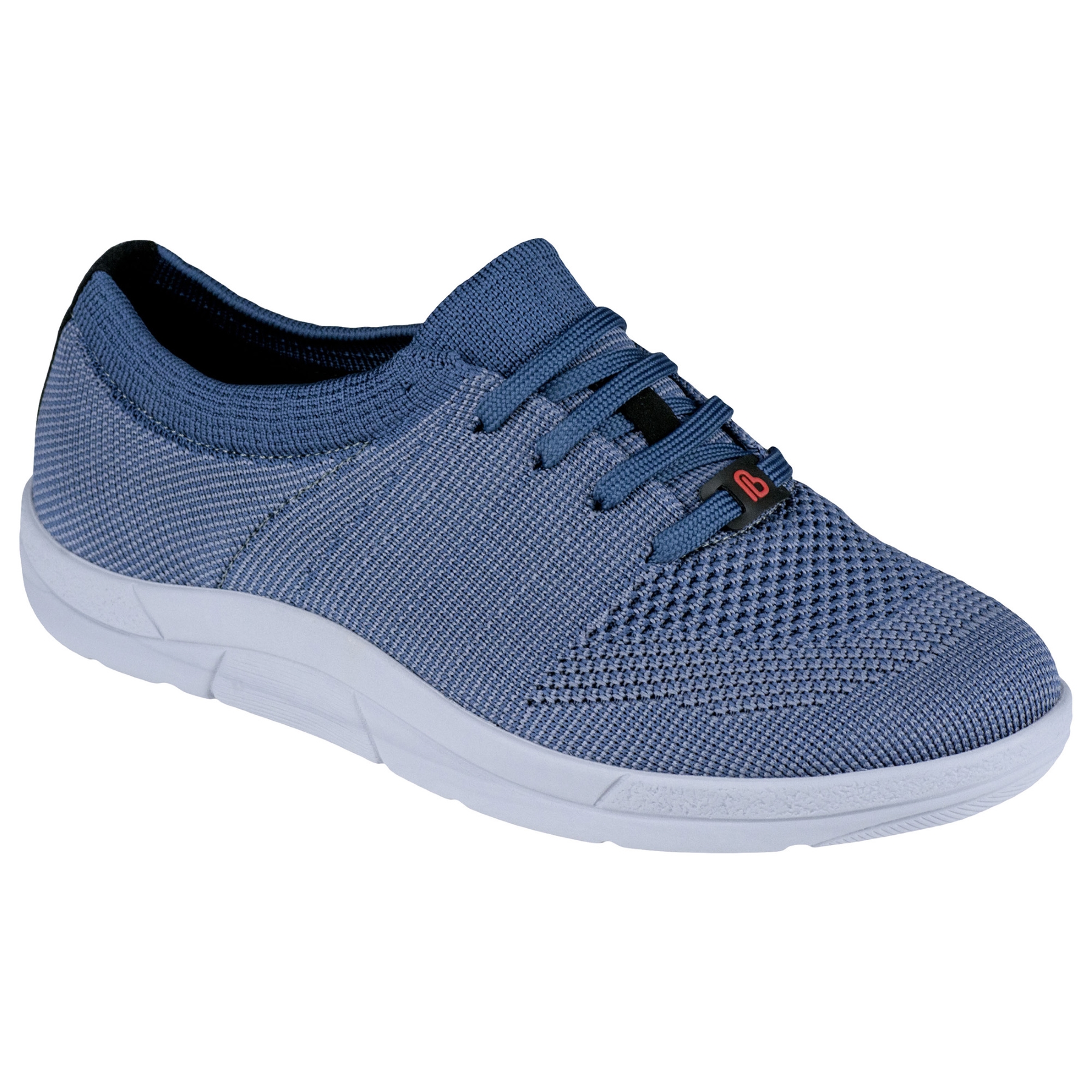 blaue sneaker 3-4 ansicht