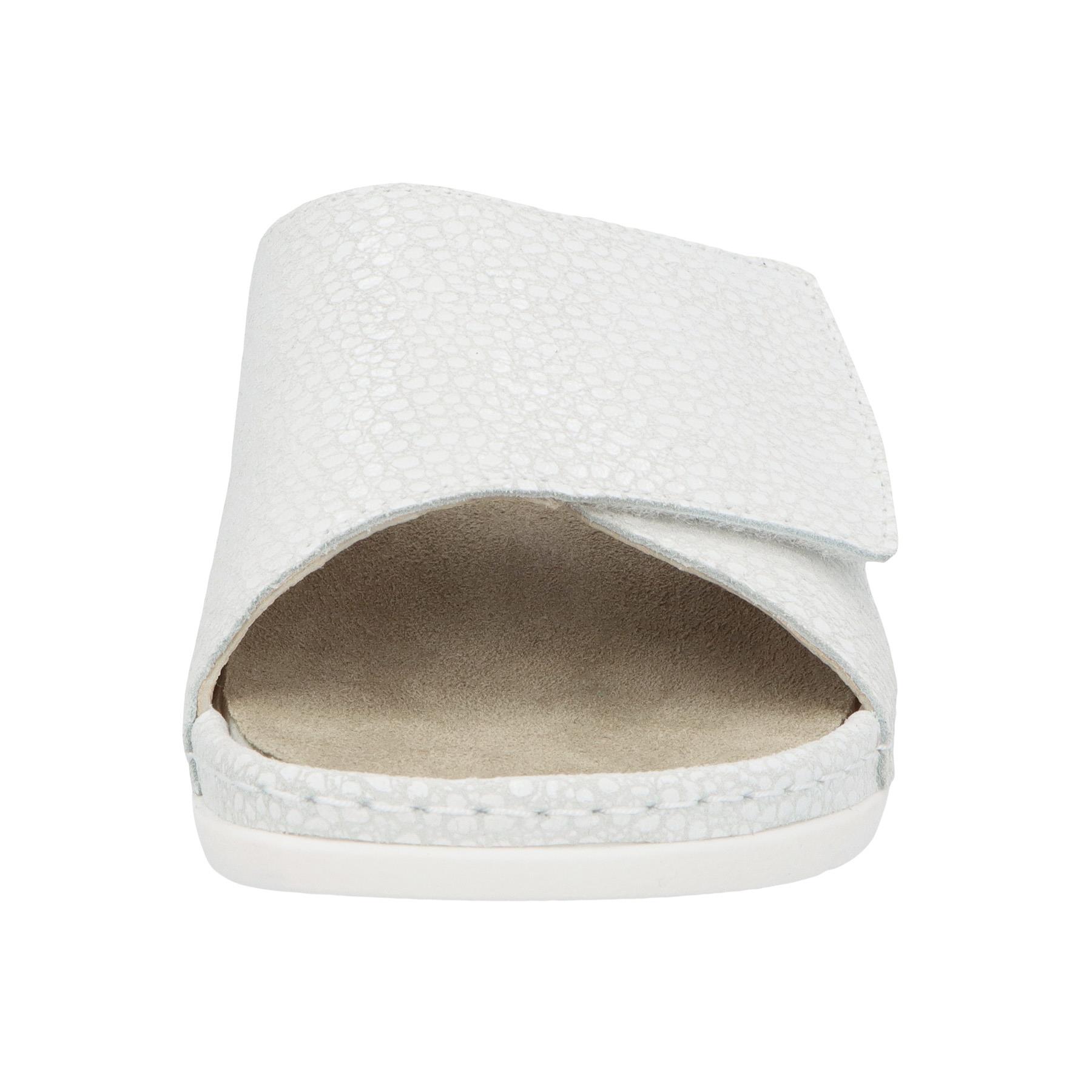 weiße pantolette vorderansicht