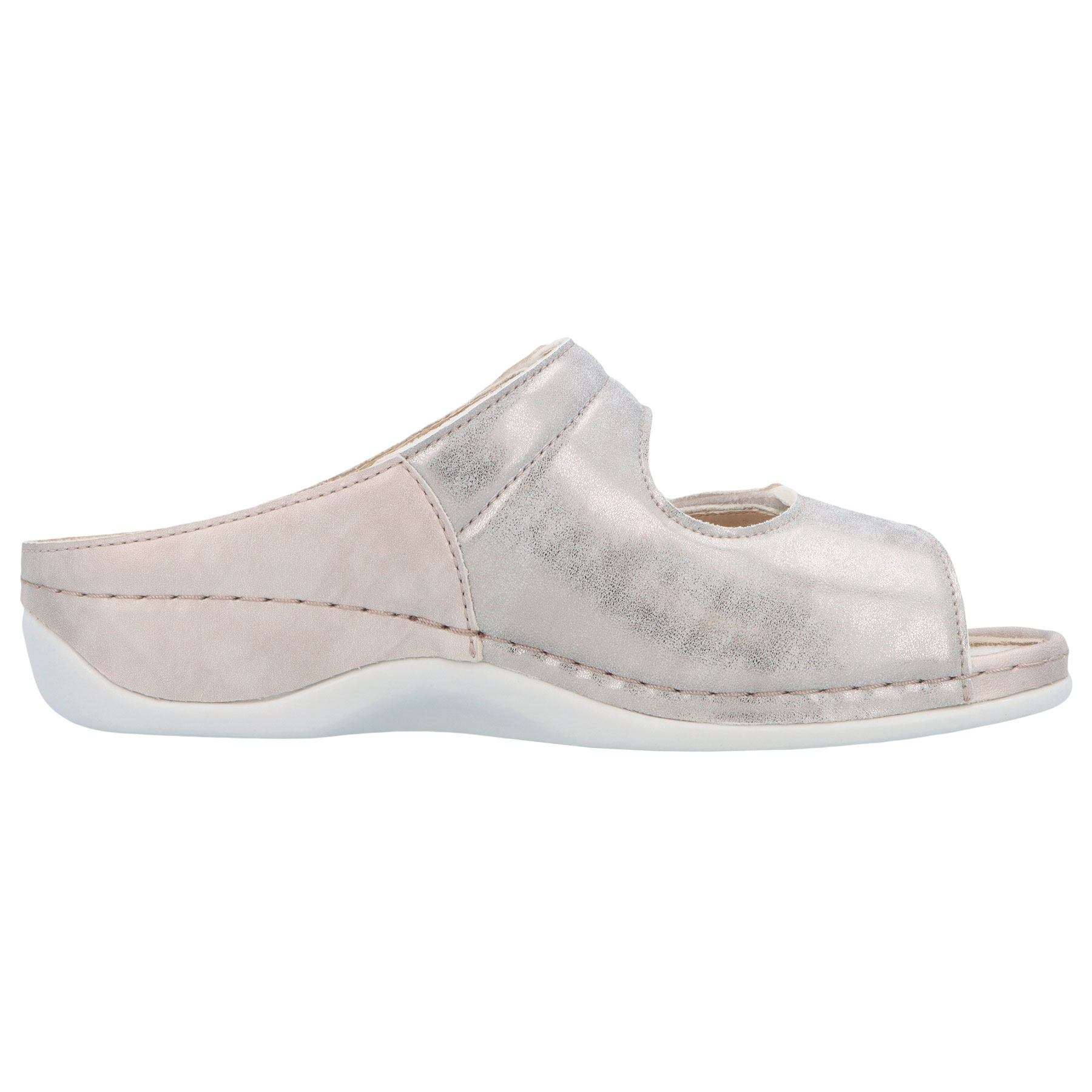 mehrfarbige pantolette seitenansicht rechts