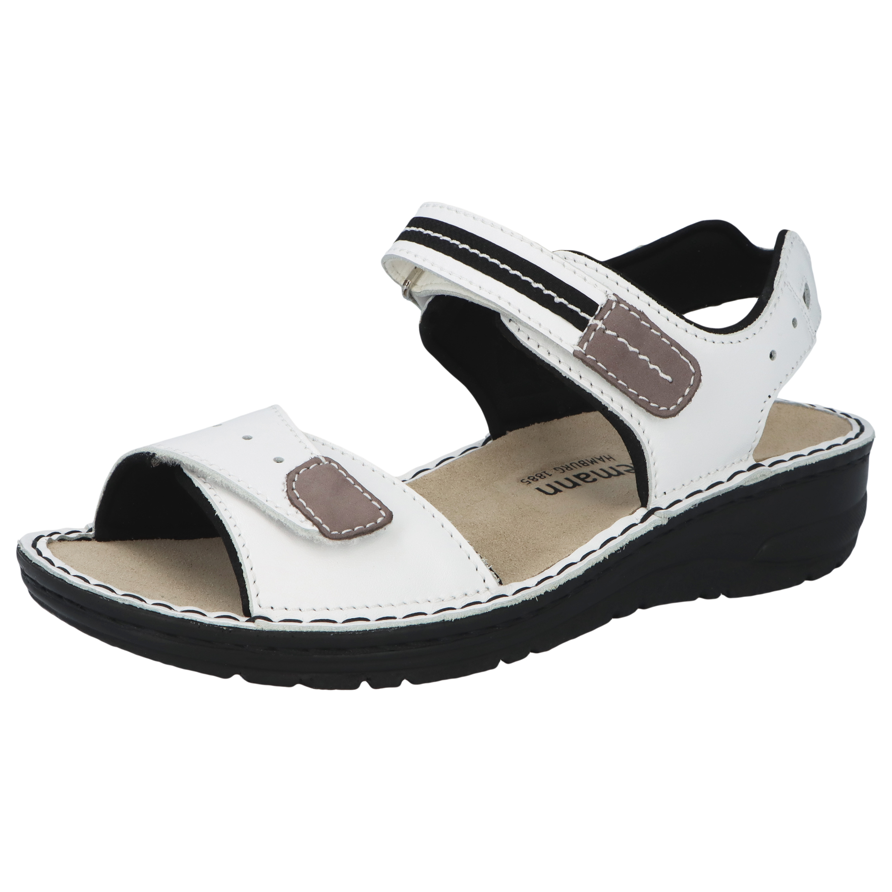 weiße sandale 3-4 ansicht