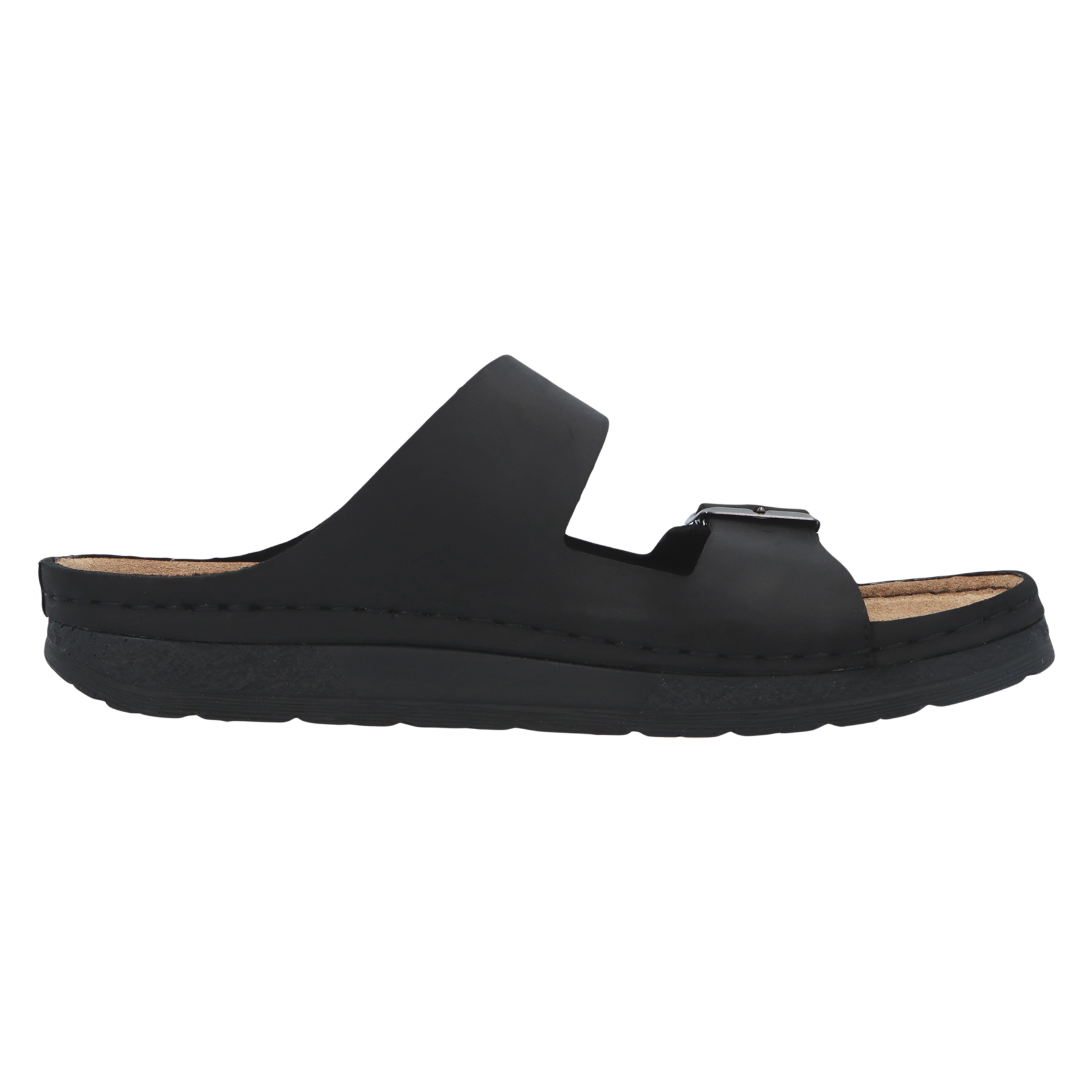 schwarze pantolette seitenansicht rechts