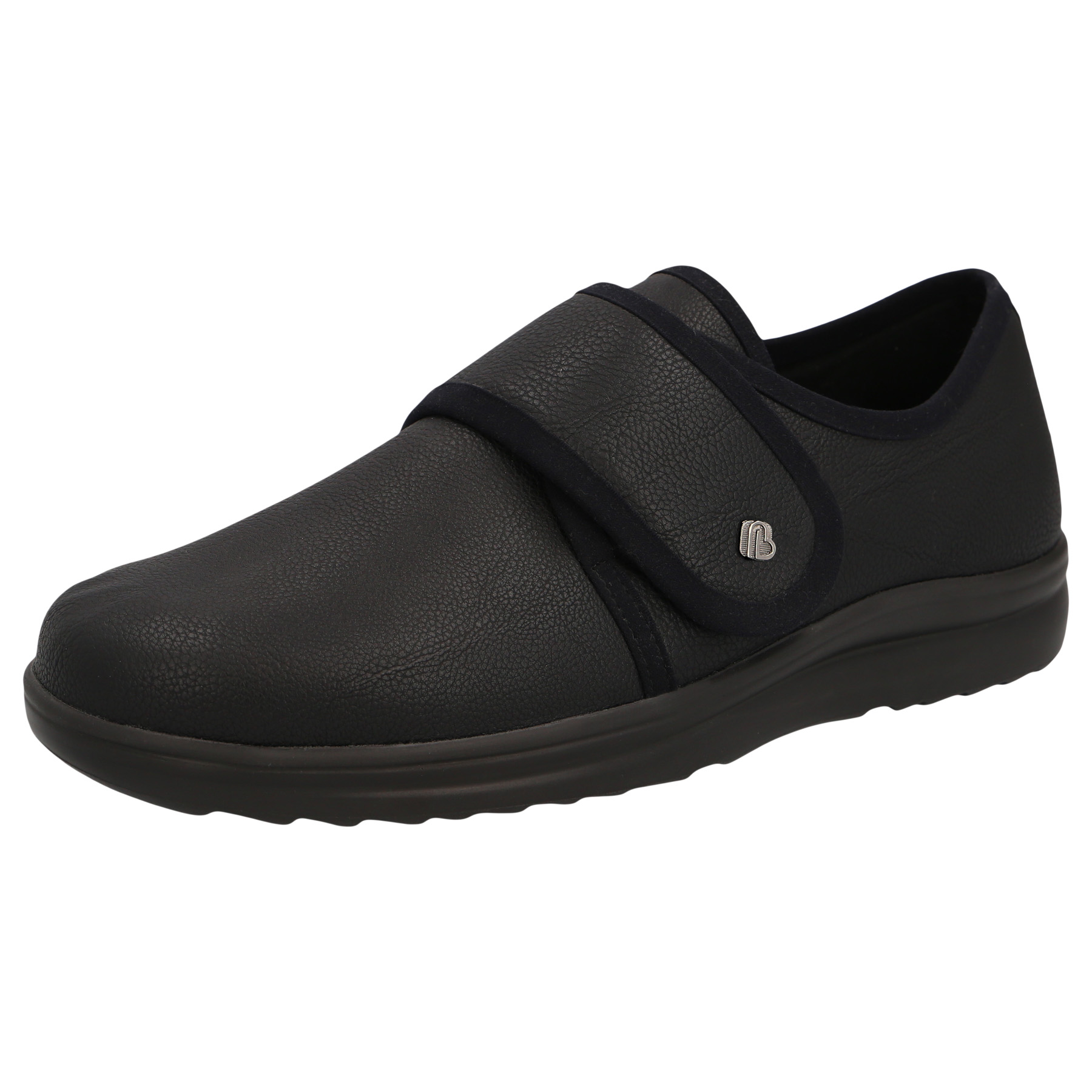 schwarze halbschuh 3-4 ansicht