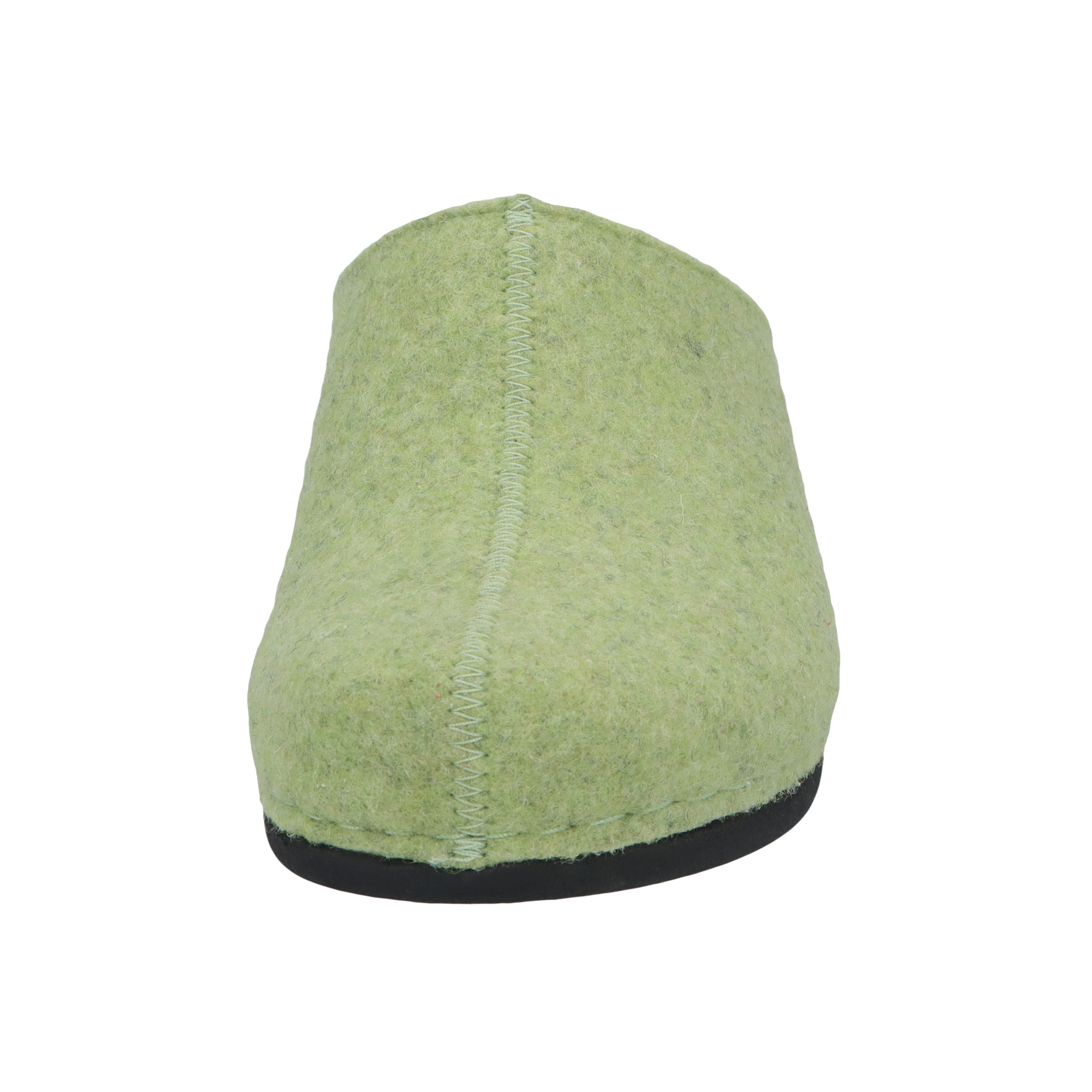 grüne hausschuhe vorderansicht