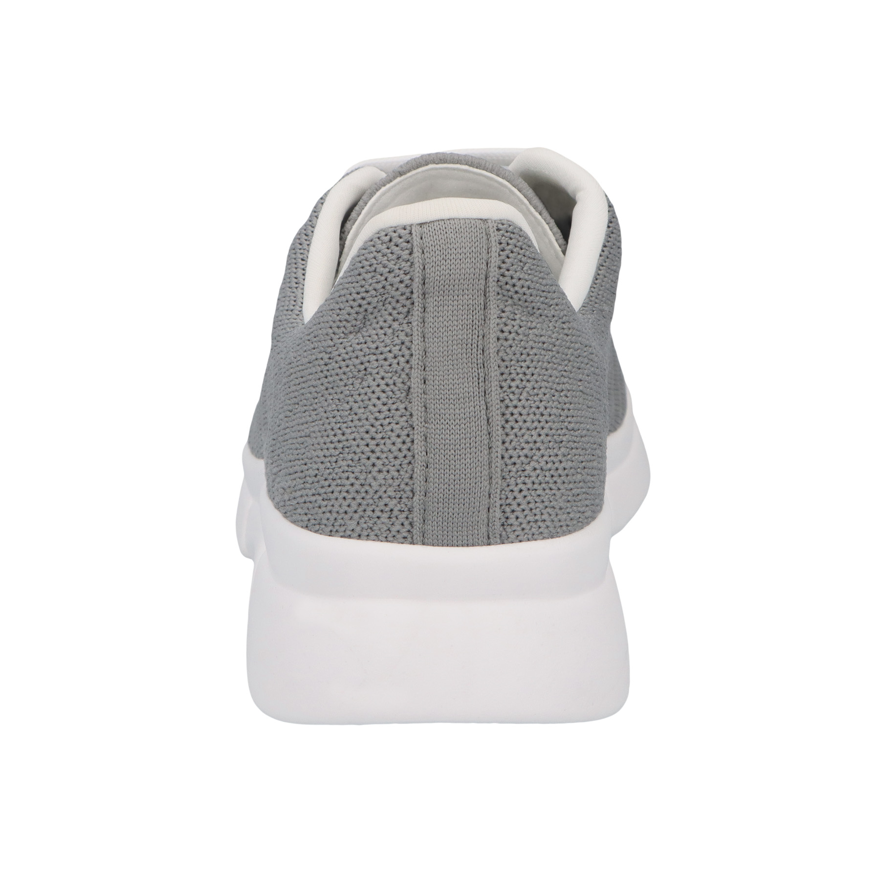 graue sneaker hinteransicht