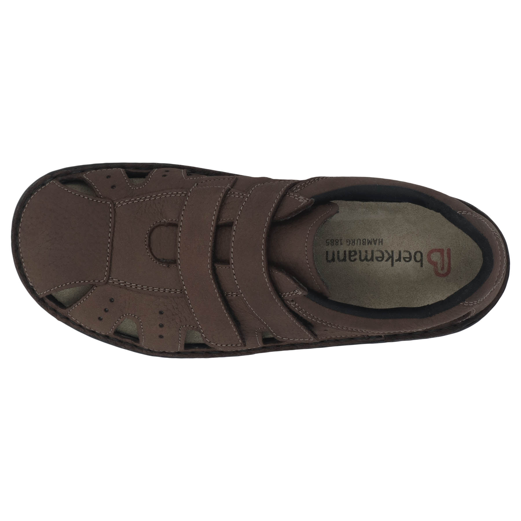 braune halbschuh draufsicht