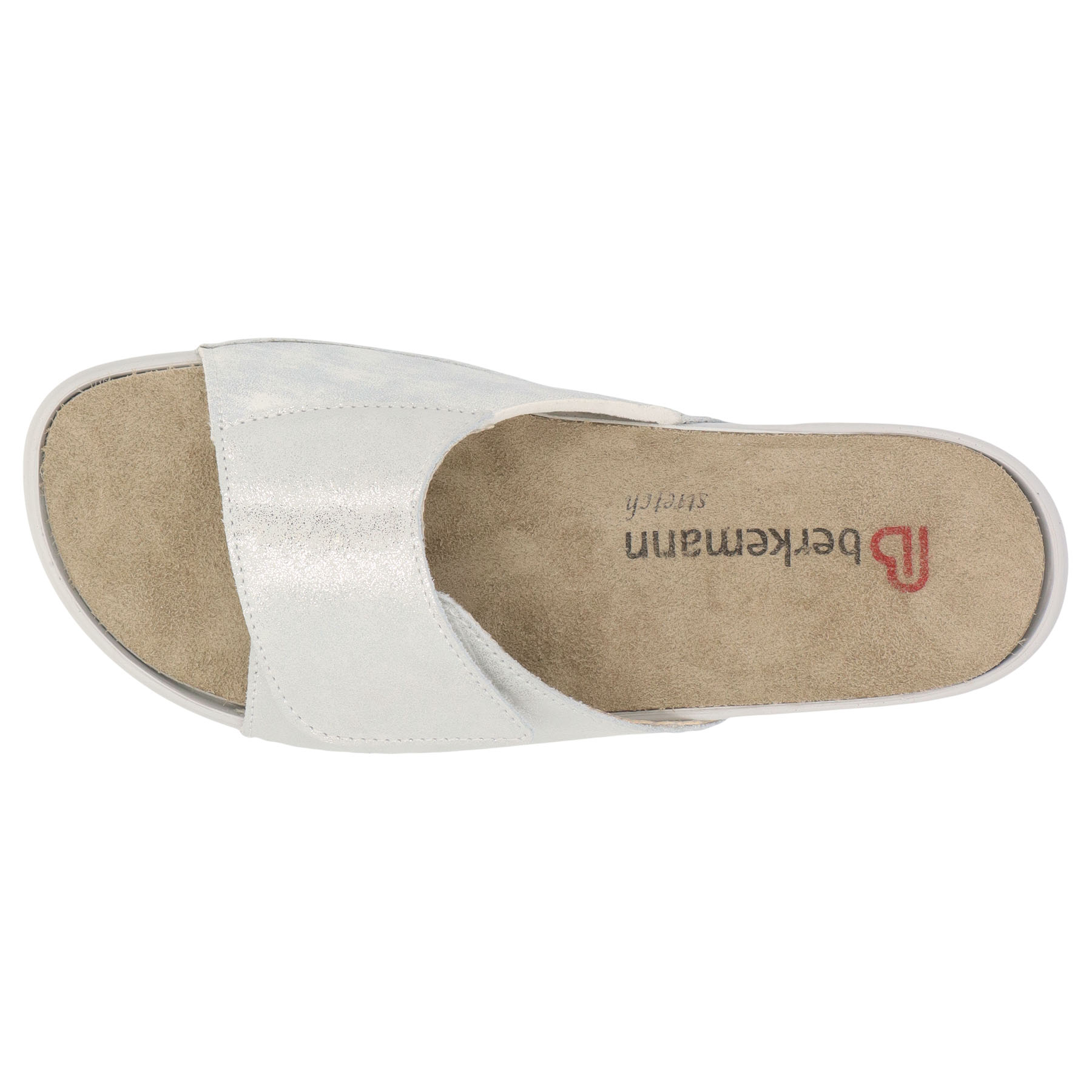 mehrfarbige pantolette draufsicht