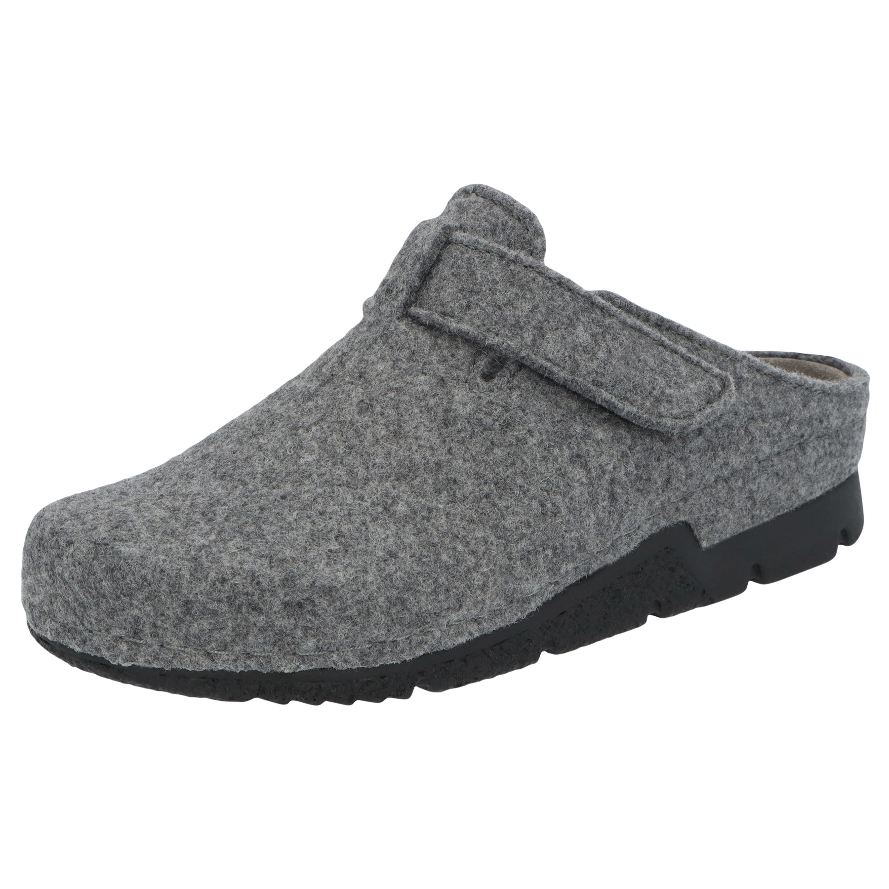 graue hausschuhe 3-4 ansicht