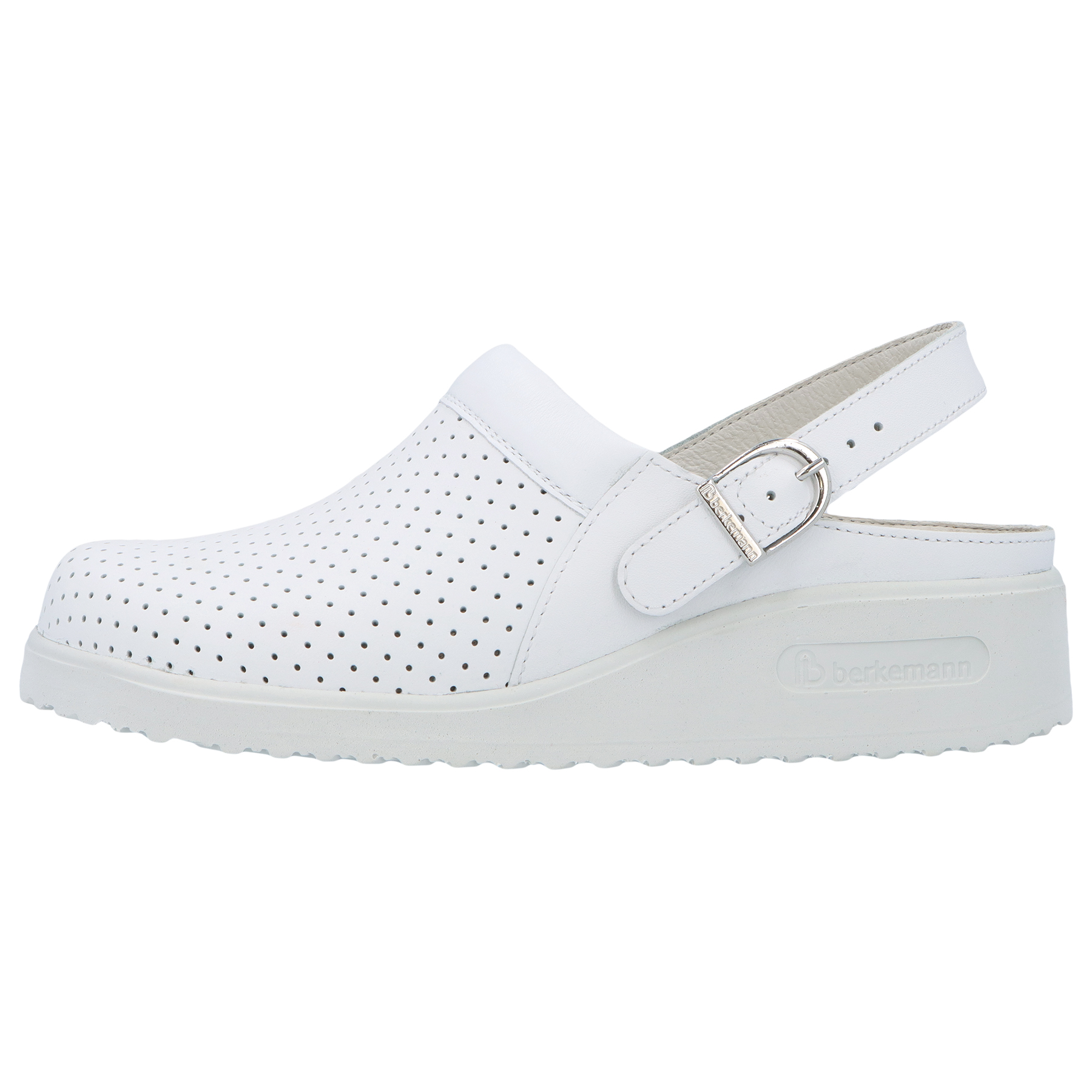 weiße berufsschuhe seitenansicht links