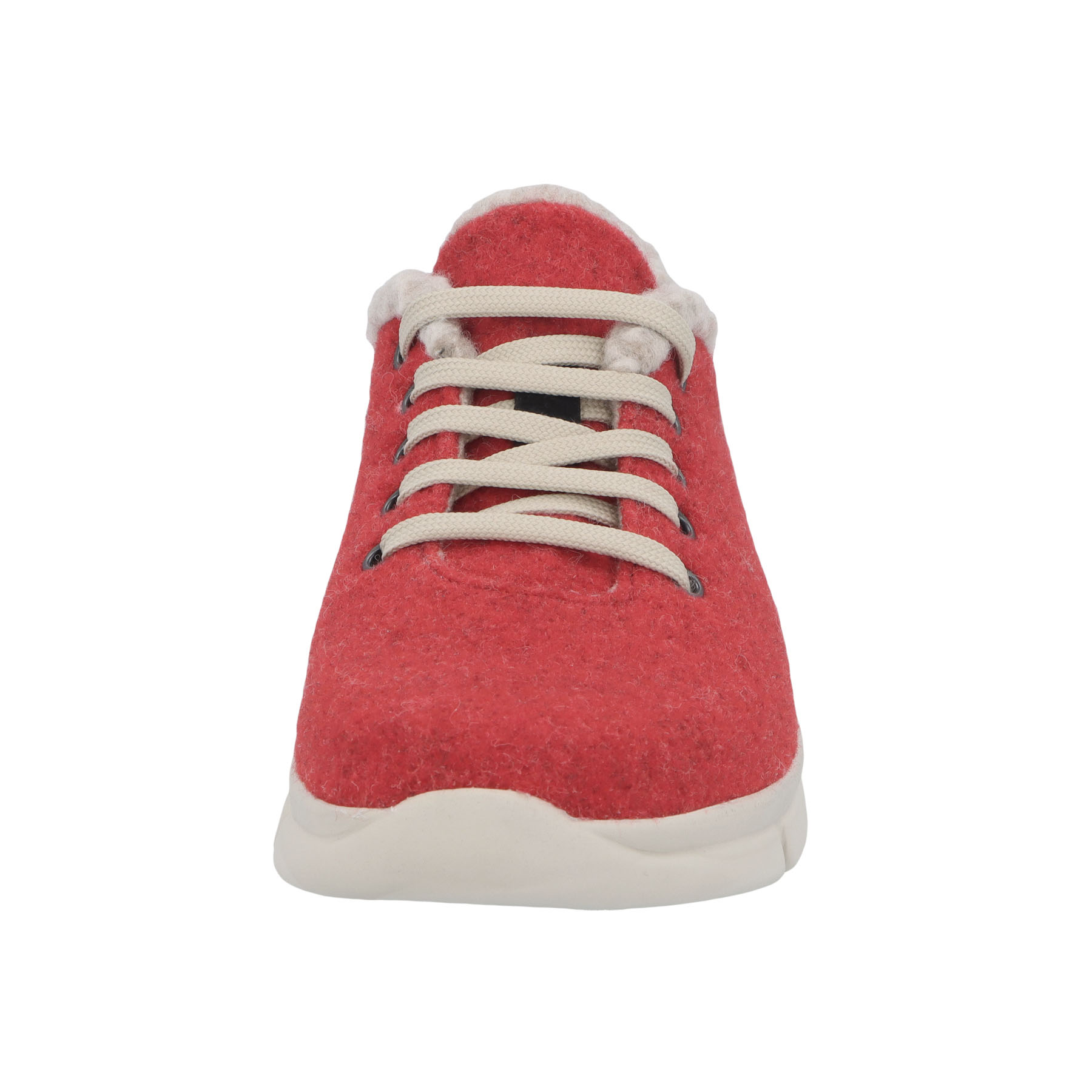 rote hausschuhe vorderansicht