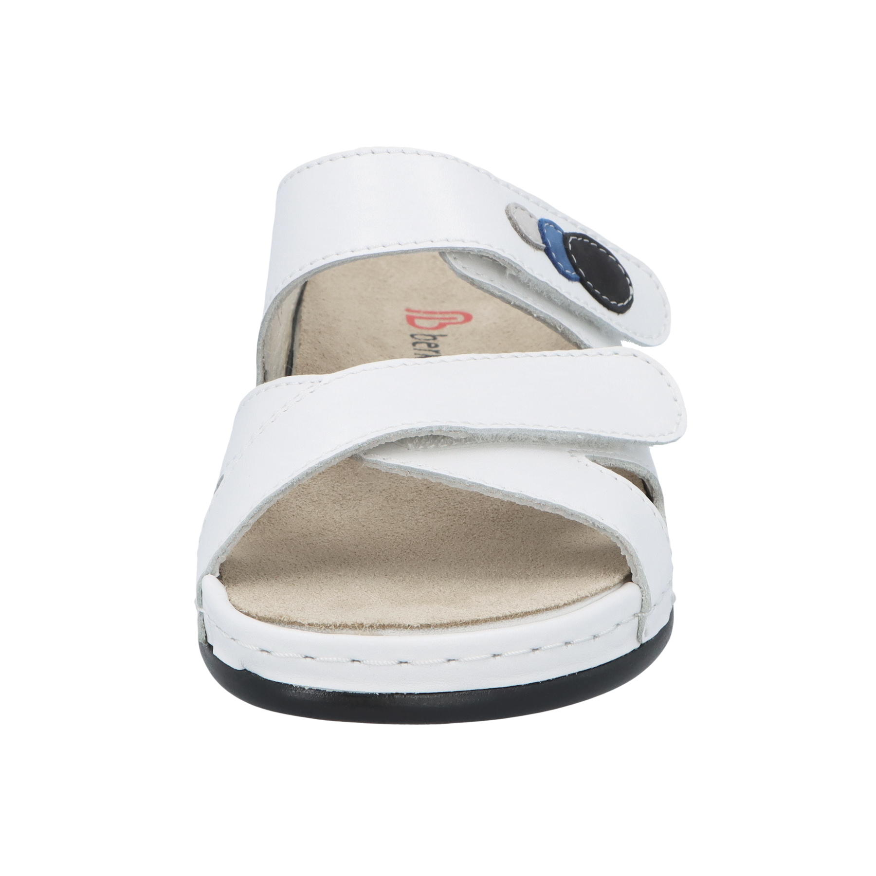 weiße pantolette vorderansicht