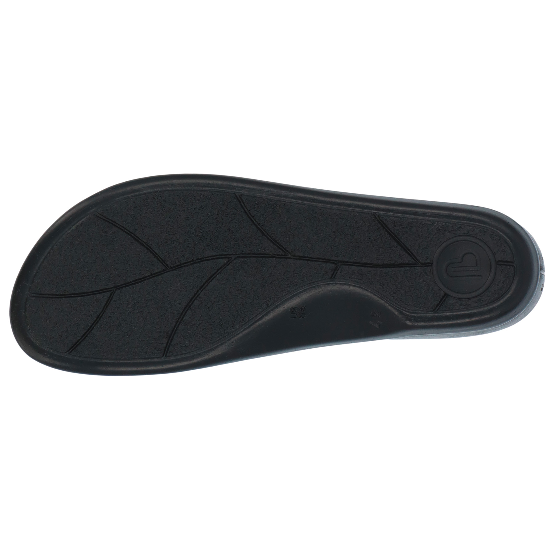 mehrfarbige pantolette sohlenansicht