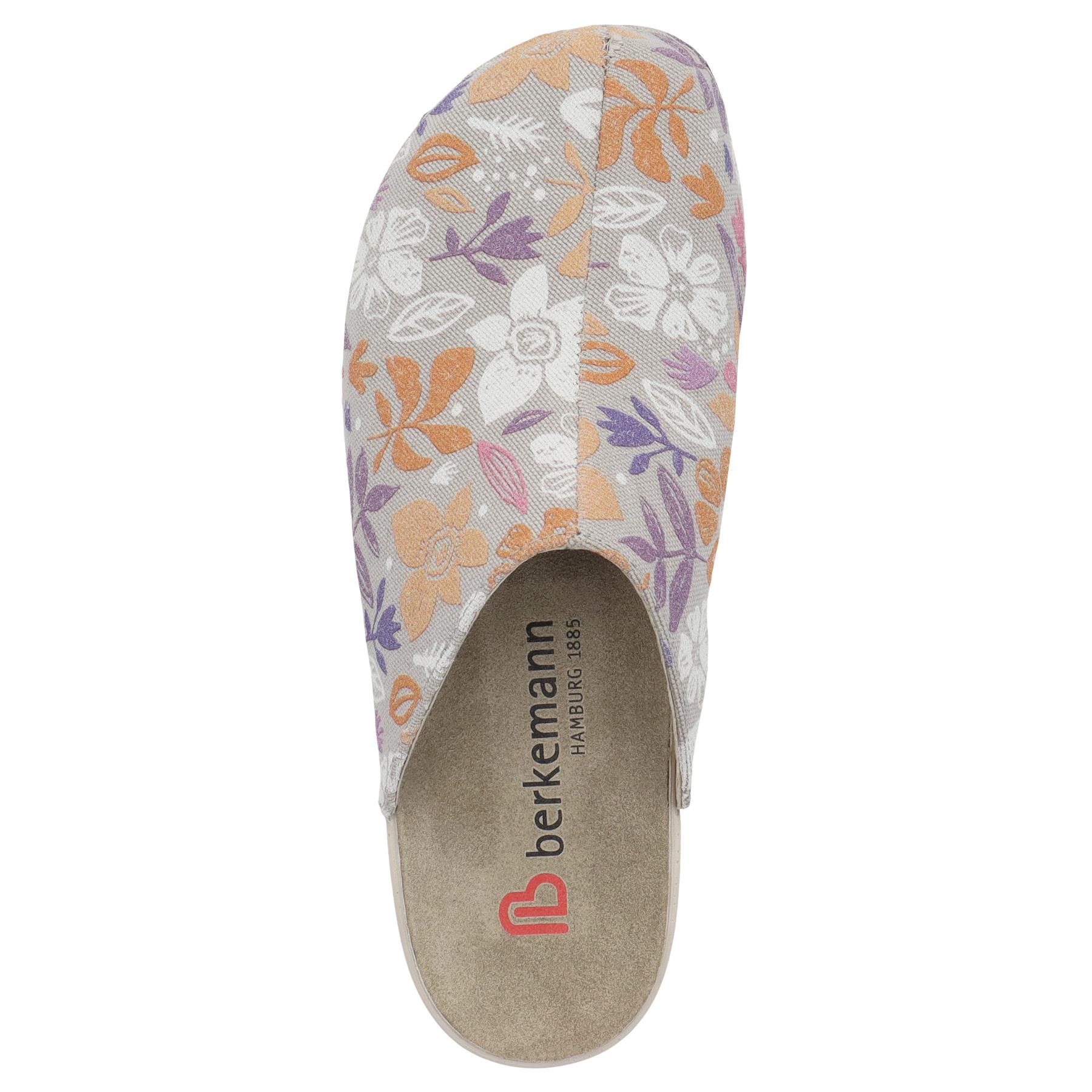 mehrfarbige clogs draufsicht