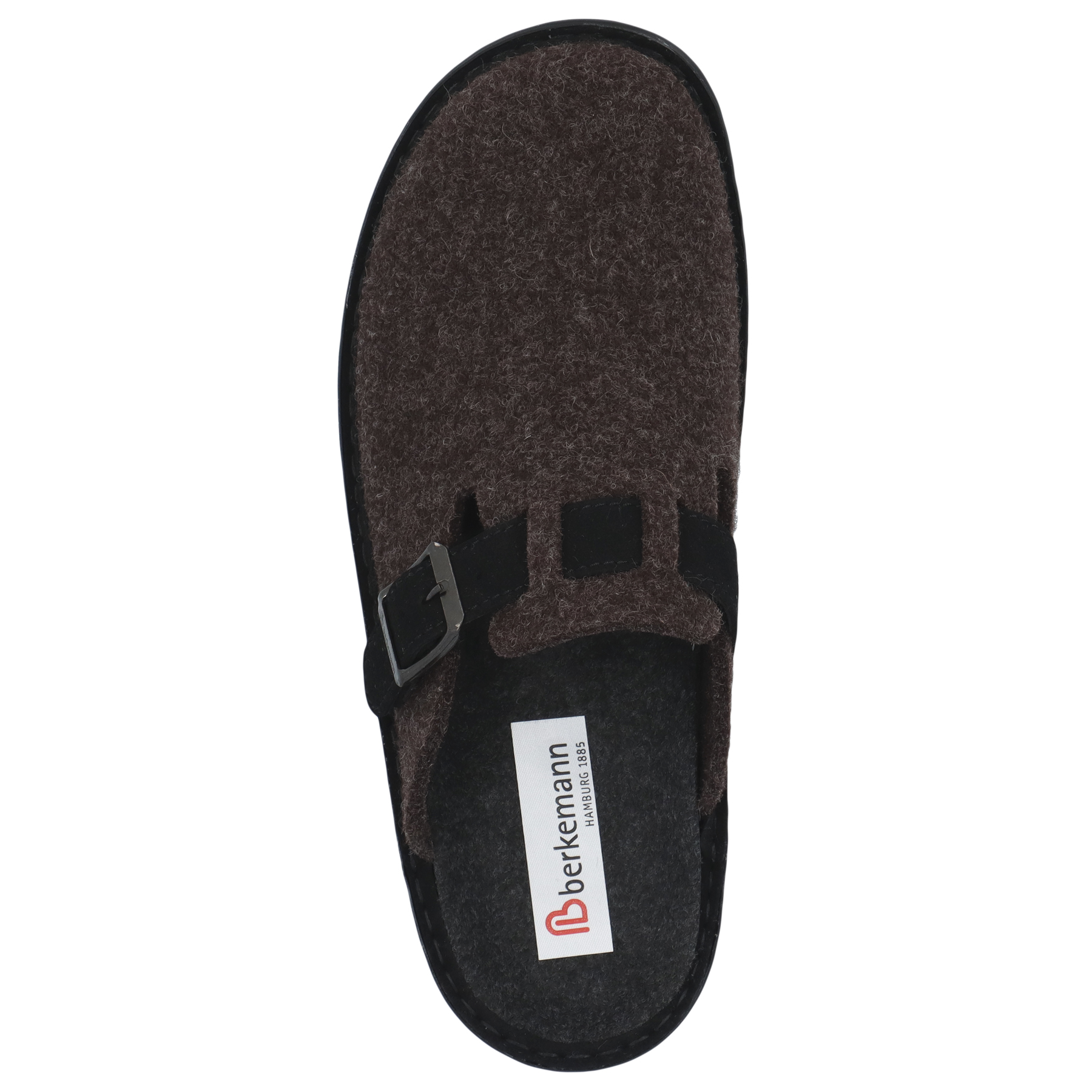 braune hausschuhe draufsicht