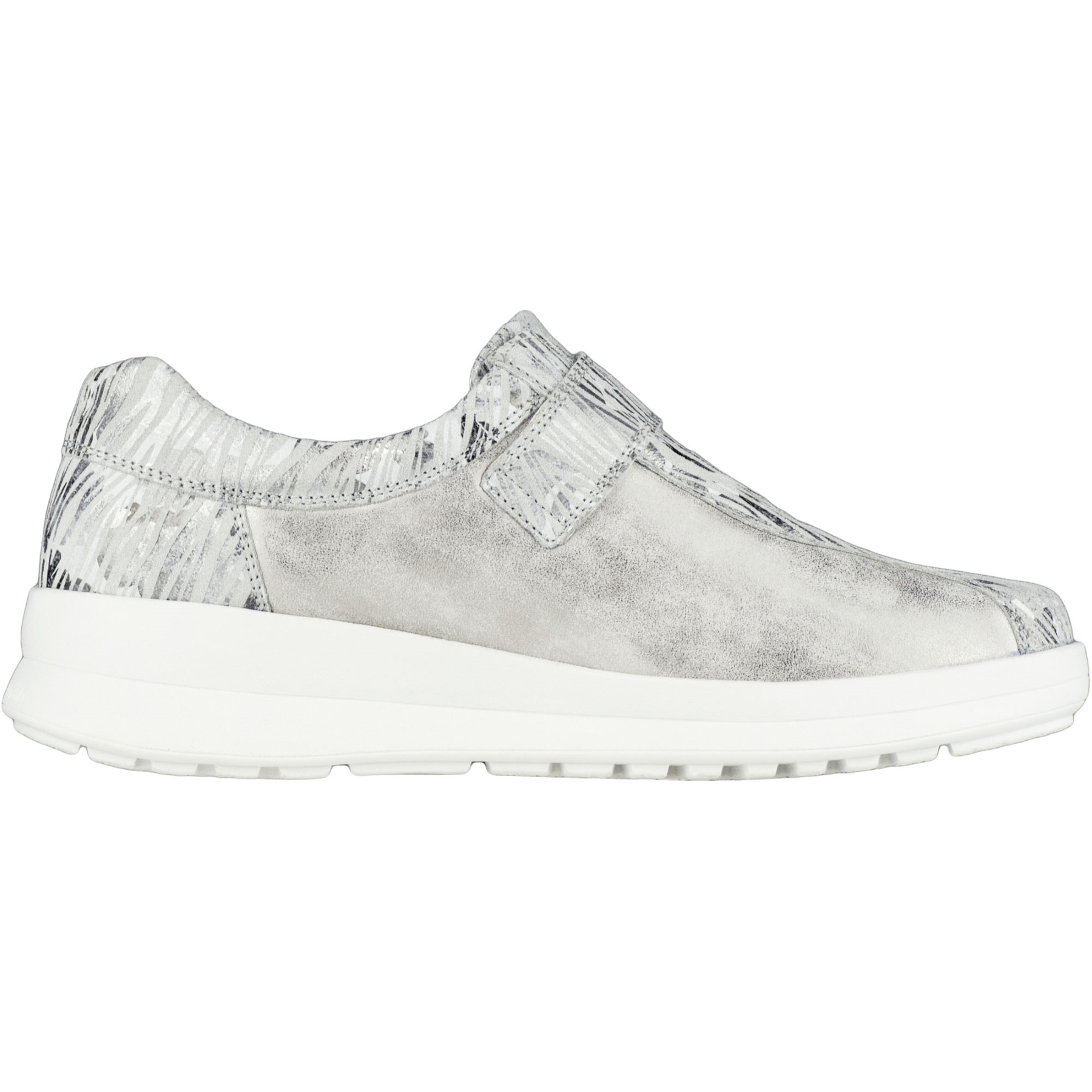 graue halbschuh seitenansicht rechts