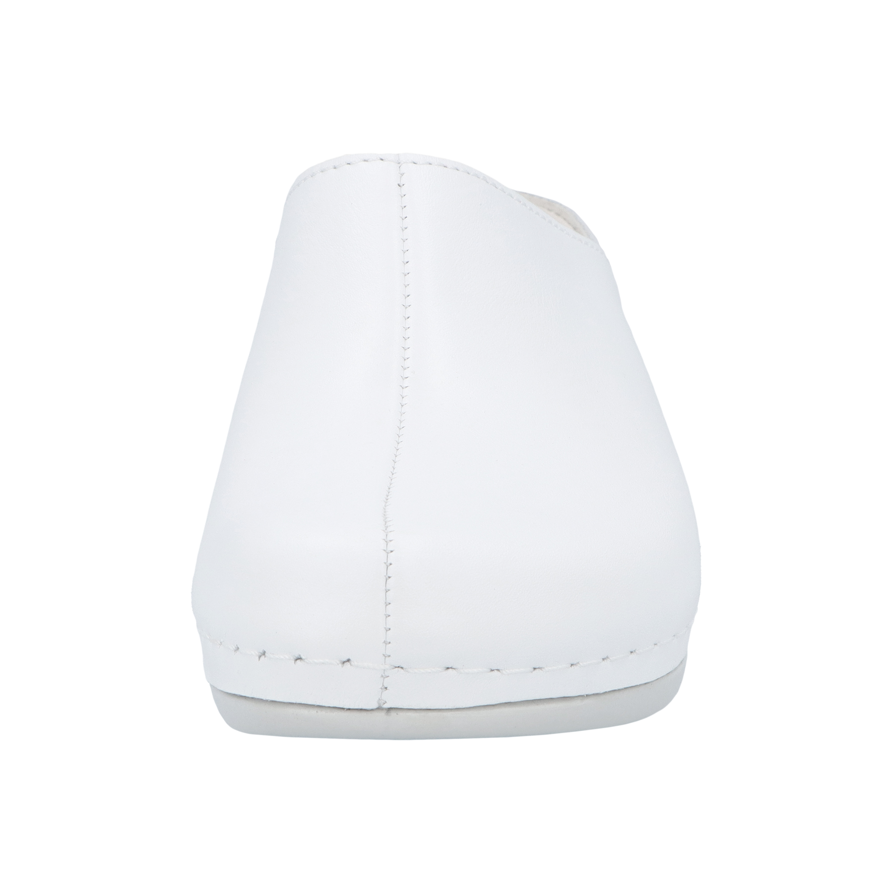 weiße clogs vorderansicht