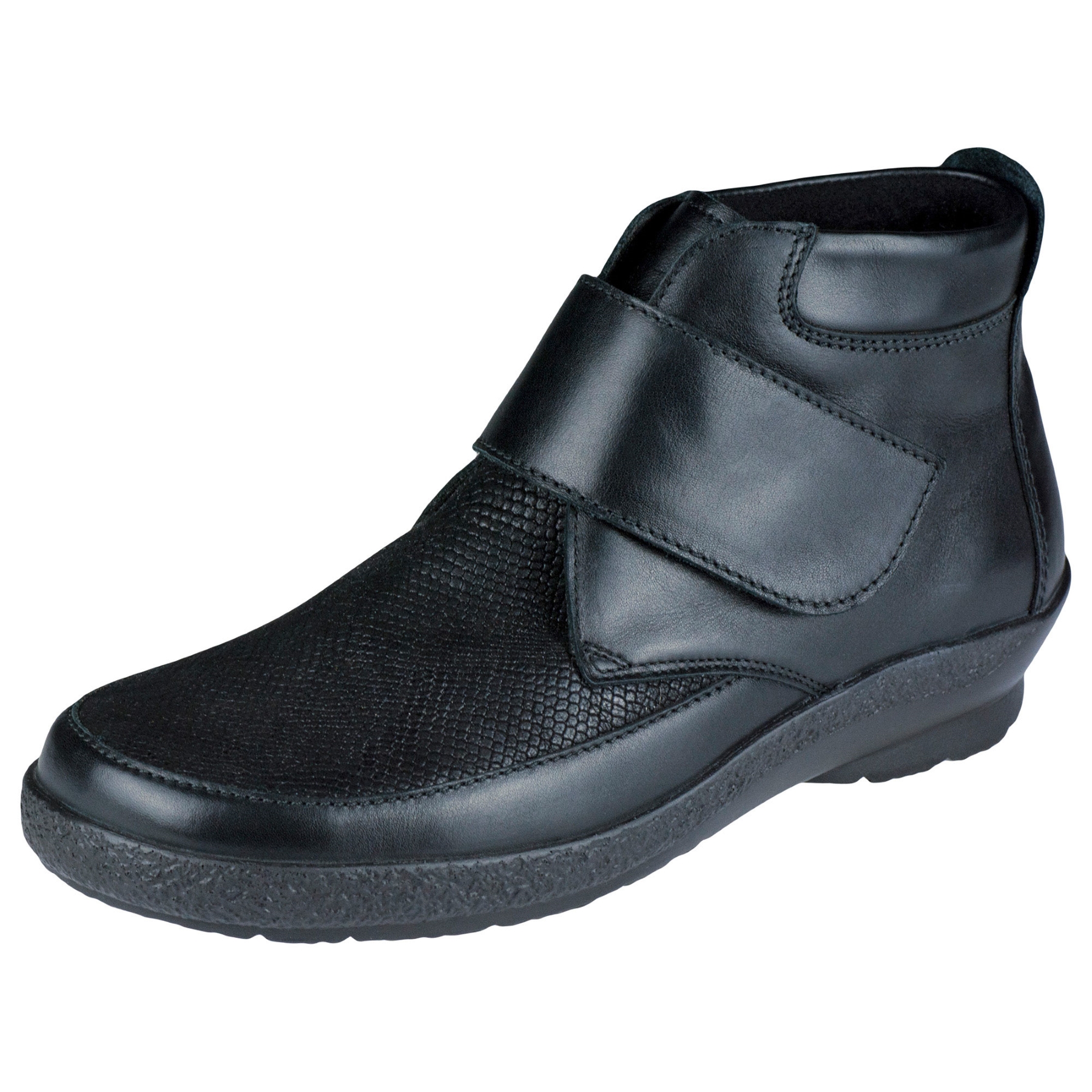 schwarze stiefeletten 3-4 ansicht