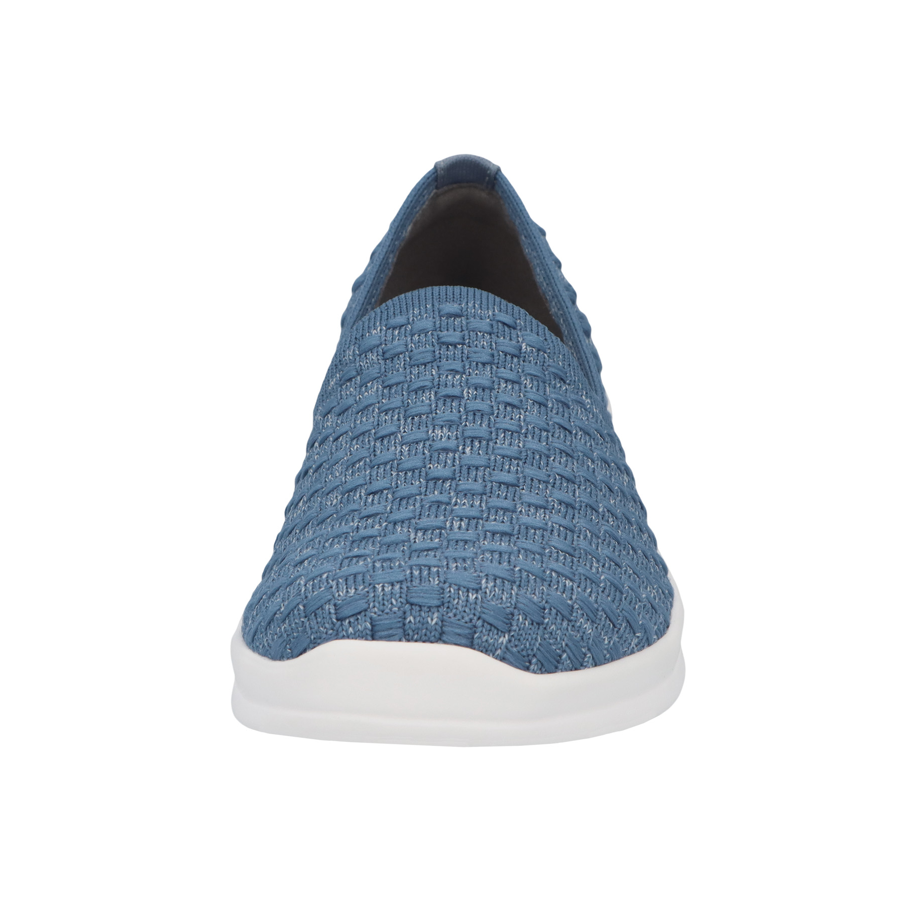 blaue halbschuh vorderansicht