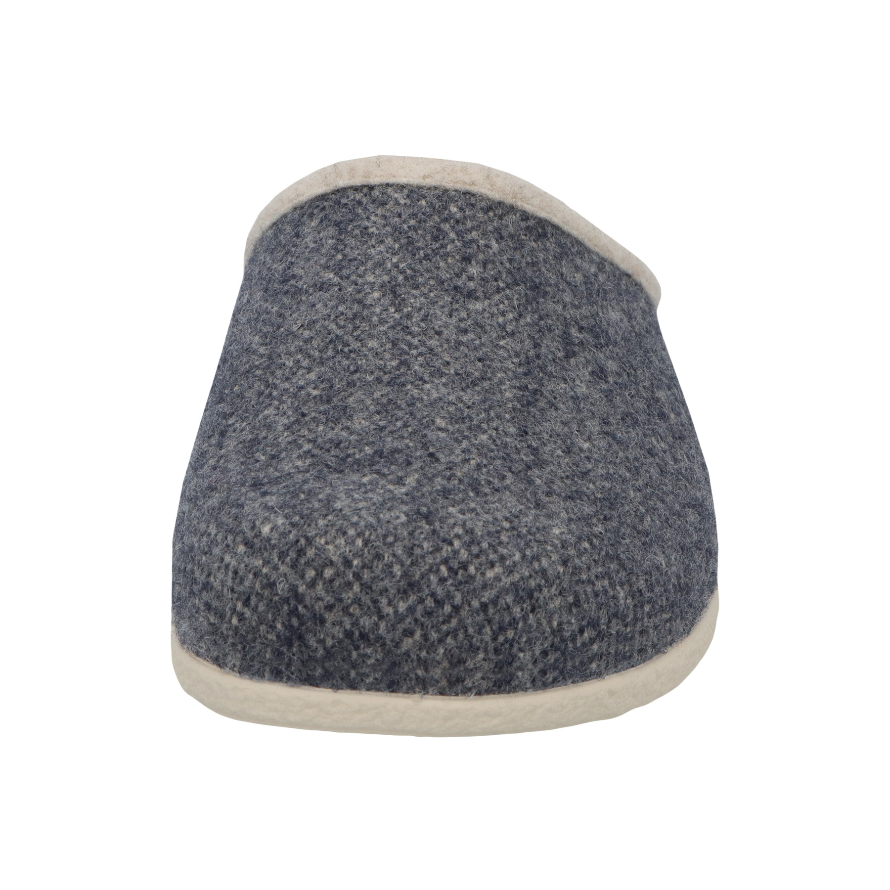 graue hausschuhe vorderansicht