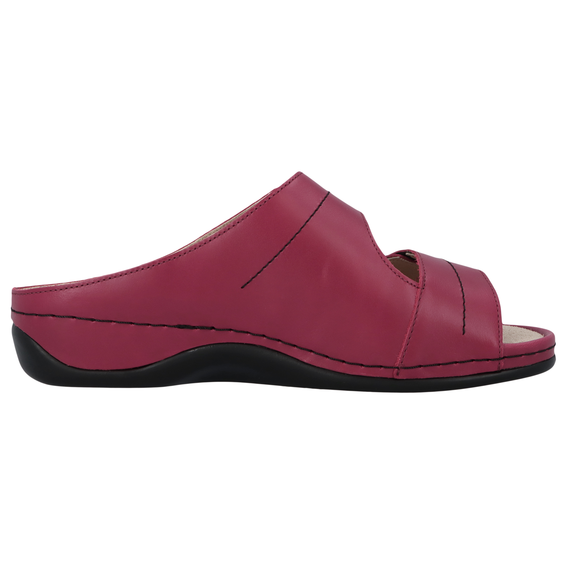 rote pantolette seitenansicht rechts