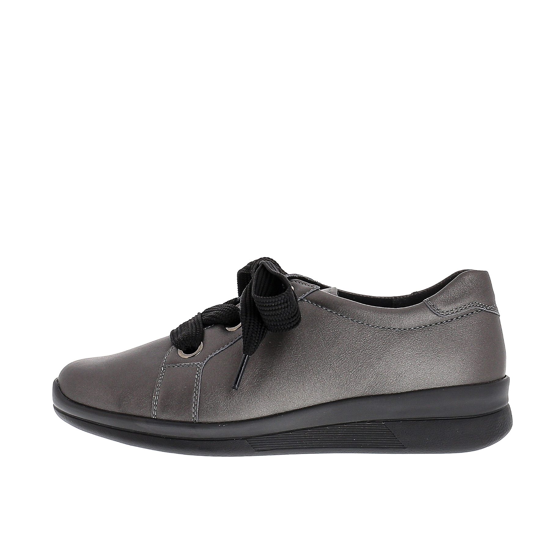 graue halbschuh seitenansicht links