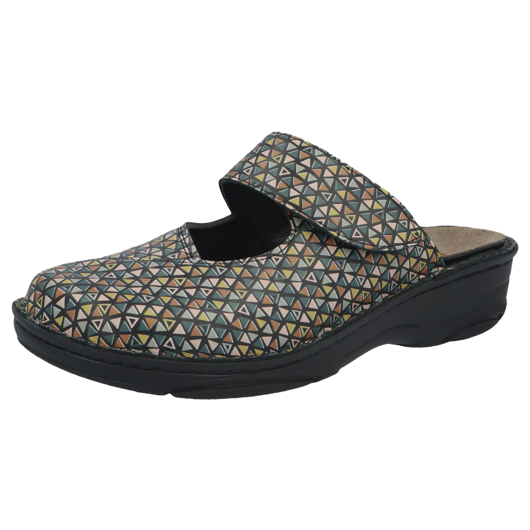 weiße clogs 3-4 ansicht