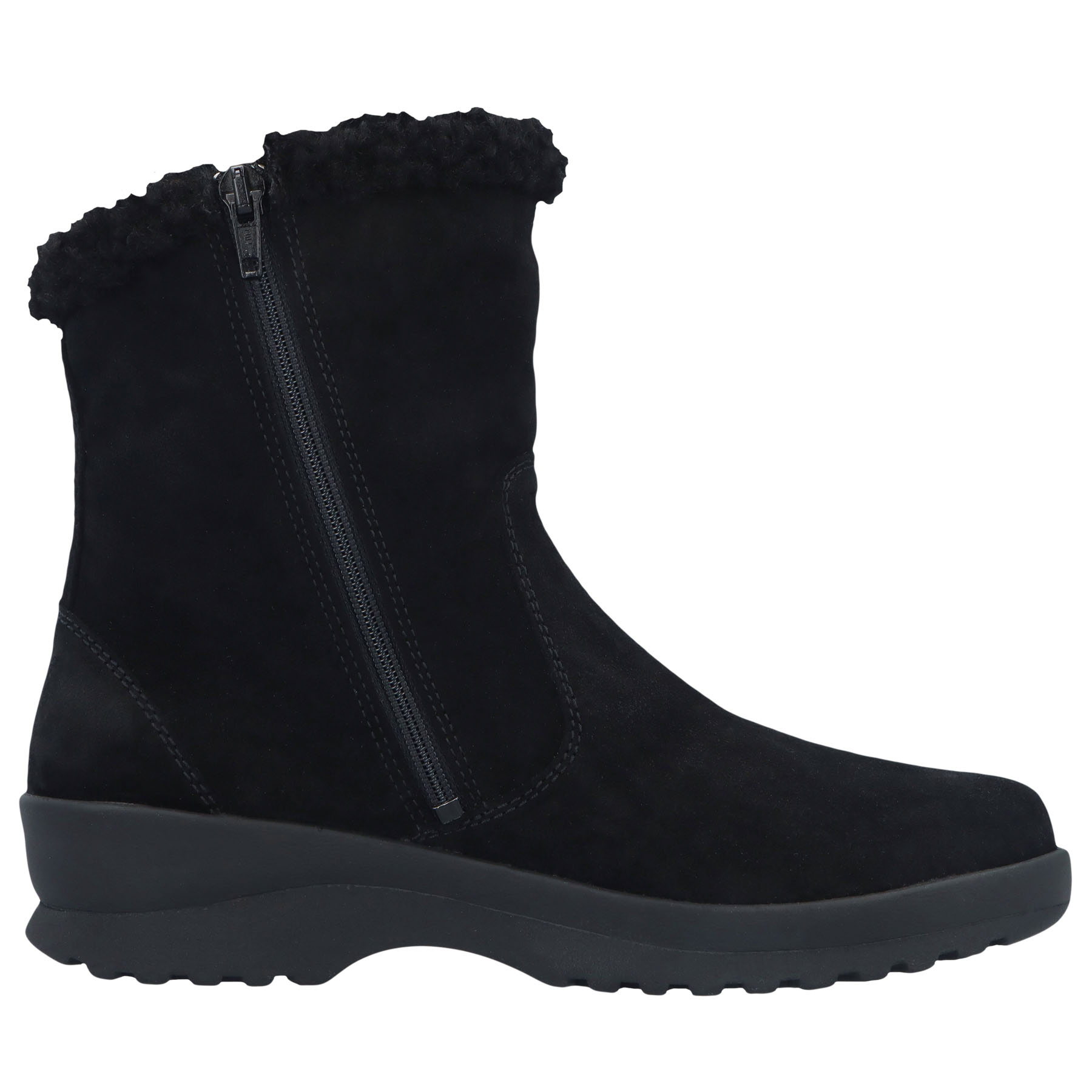 schwarze stiefel seitenansicht rechts