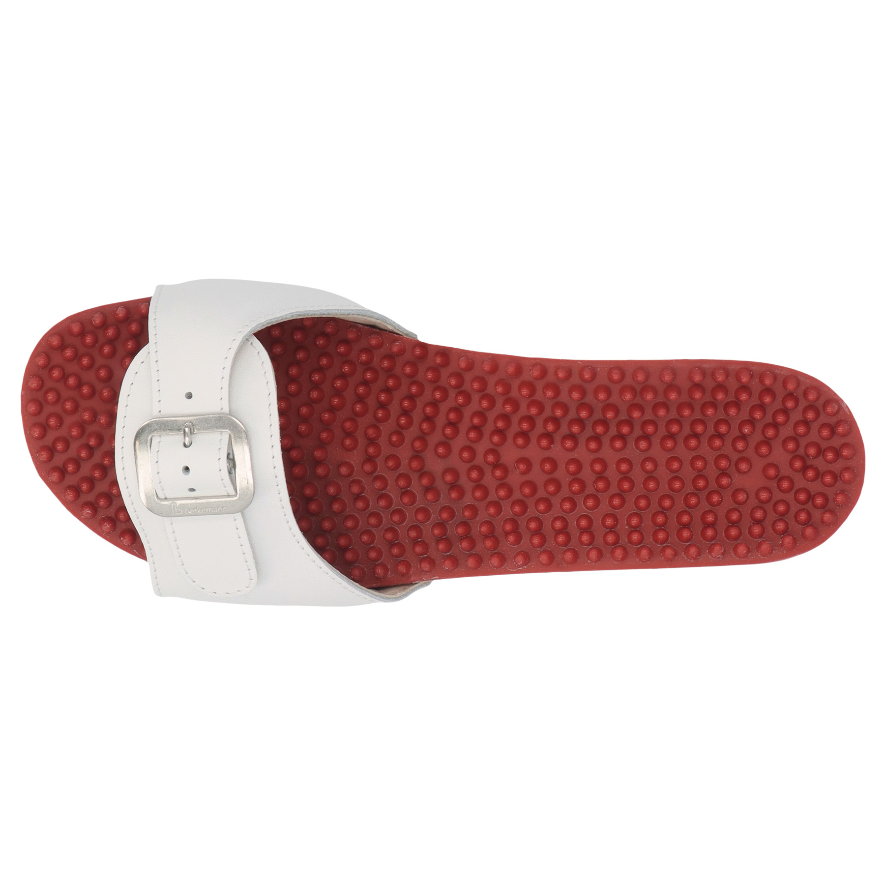 weiße holzschuhe draufsicht