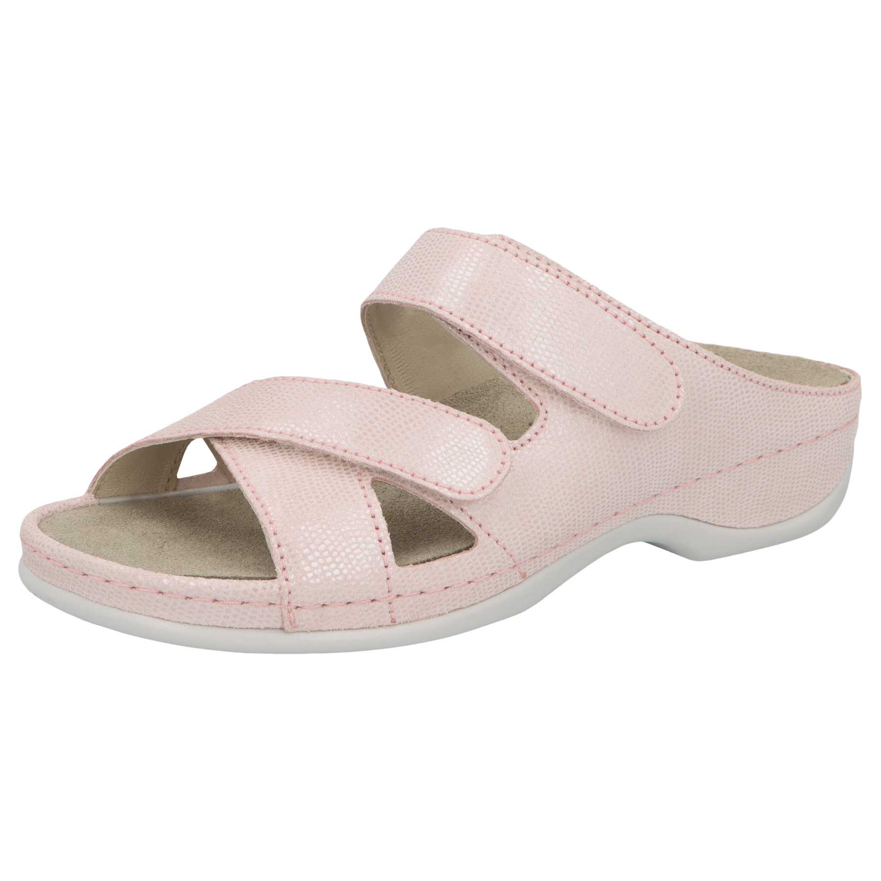 altrosa/Glitter Leder