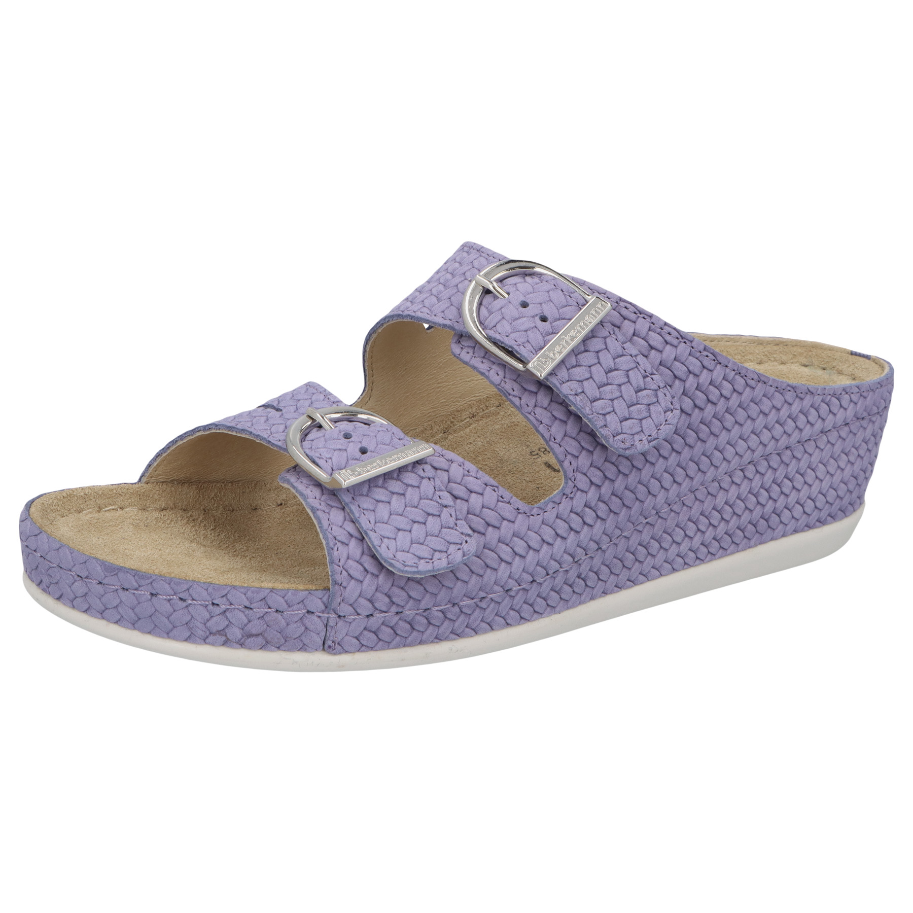 blaue pantolette 3-4 ansicht