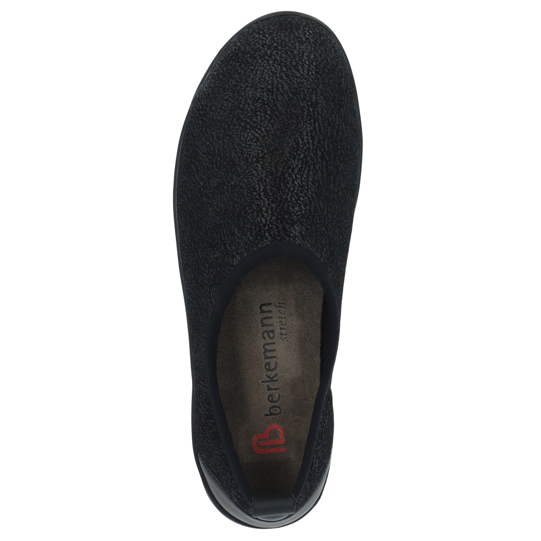 schwarze halbschuh draufsicht