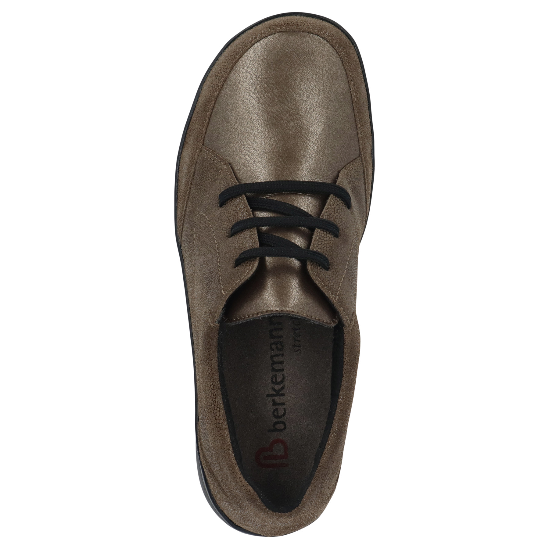 braune halbschuh draufsicht