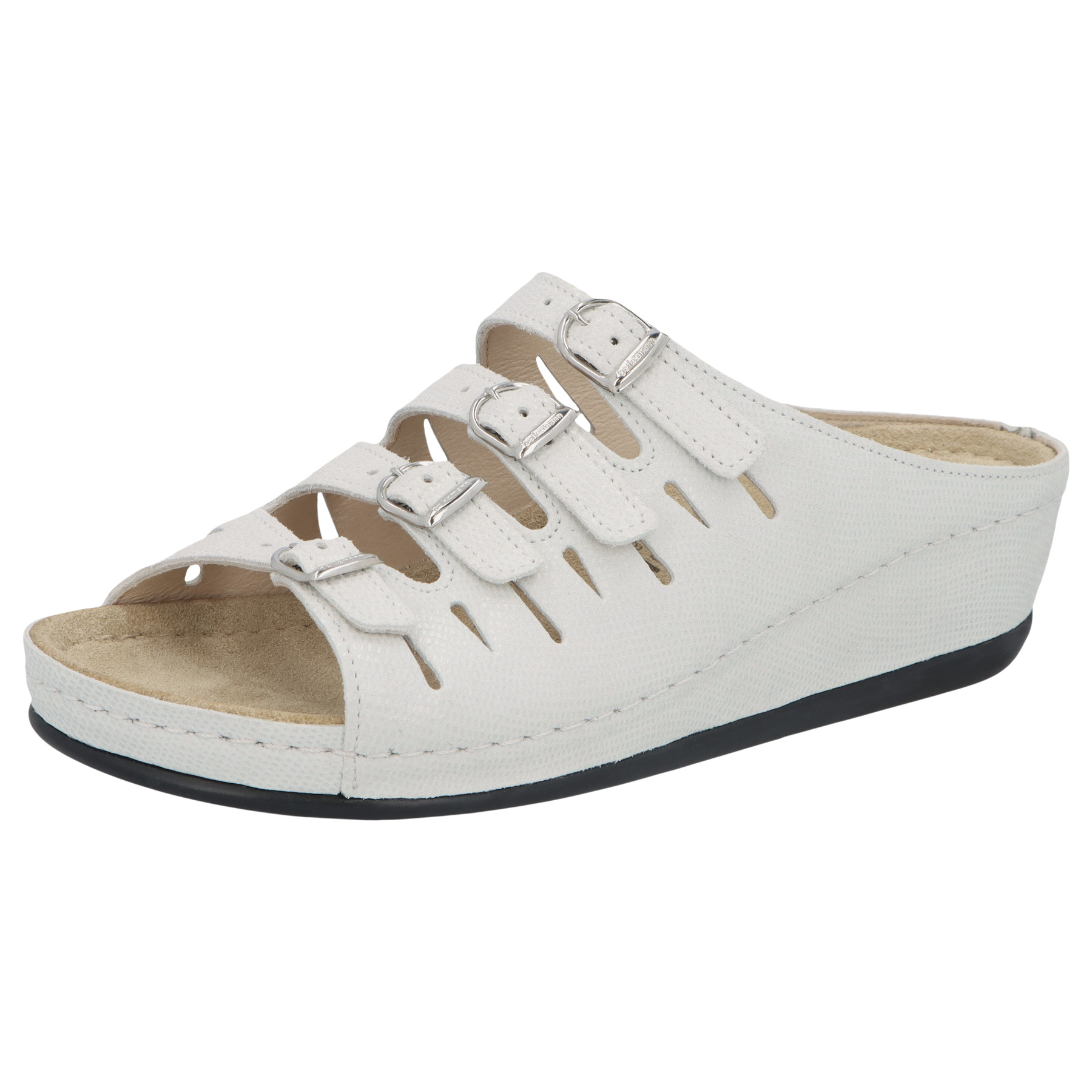 weiße pantolette 3-4 ansicht