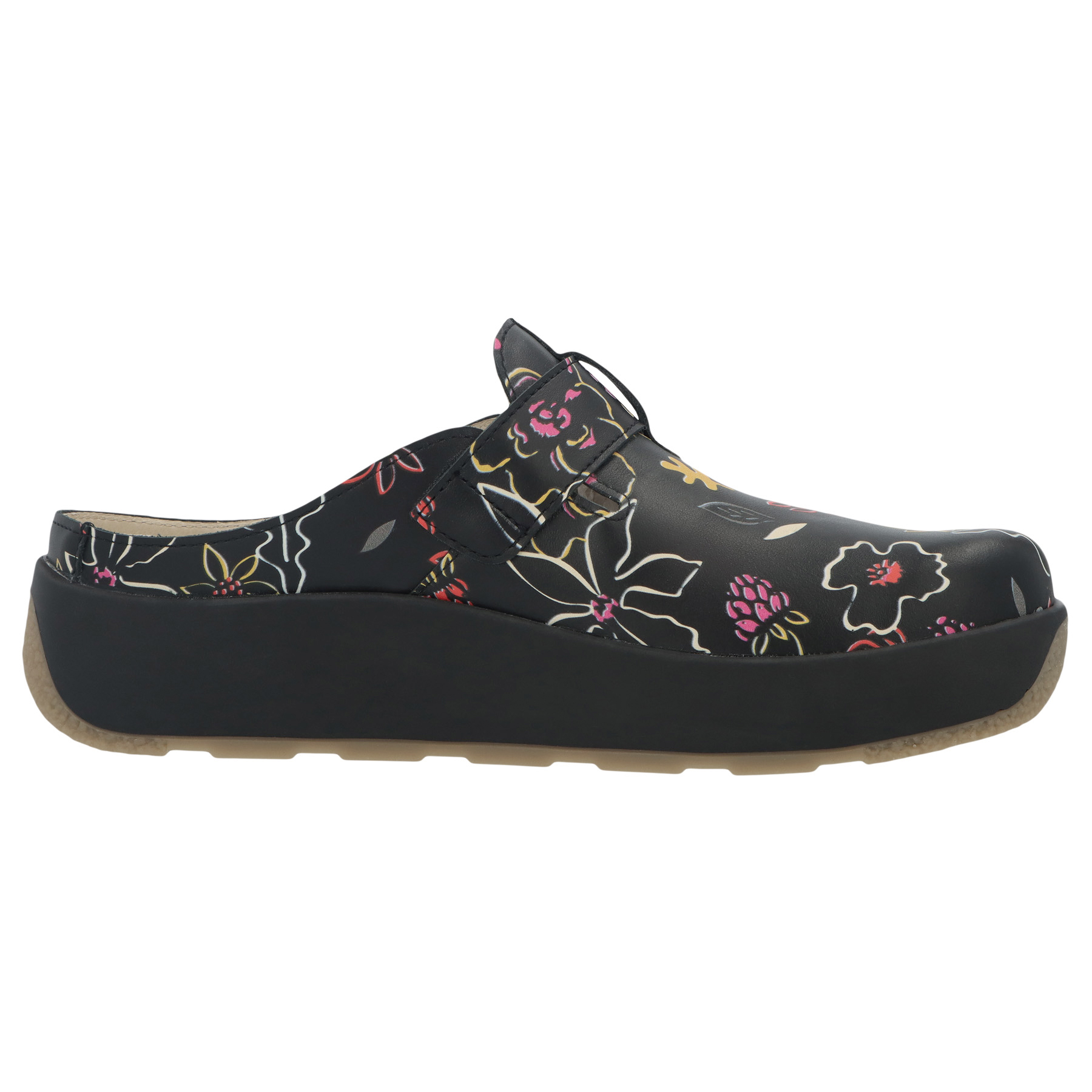 schwarze clogs seitenansicht rechts