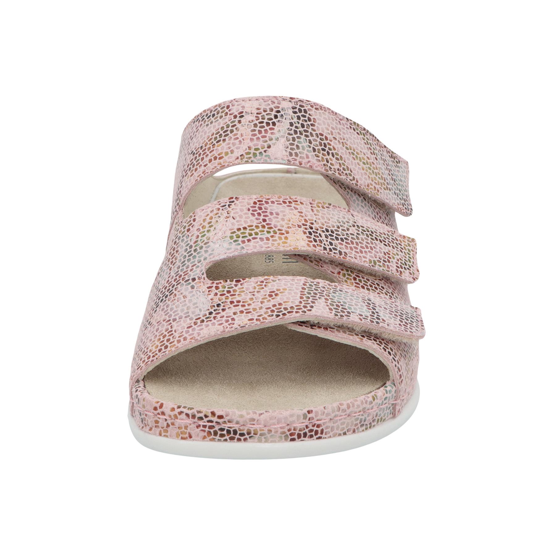 rote pantolette vorderansicht