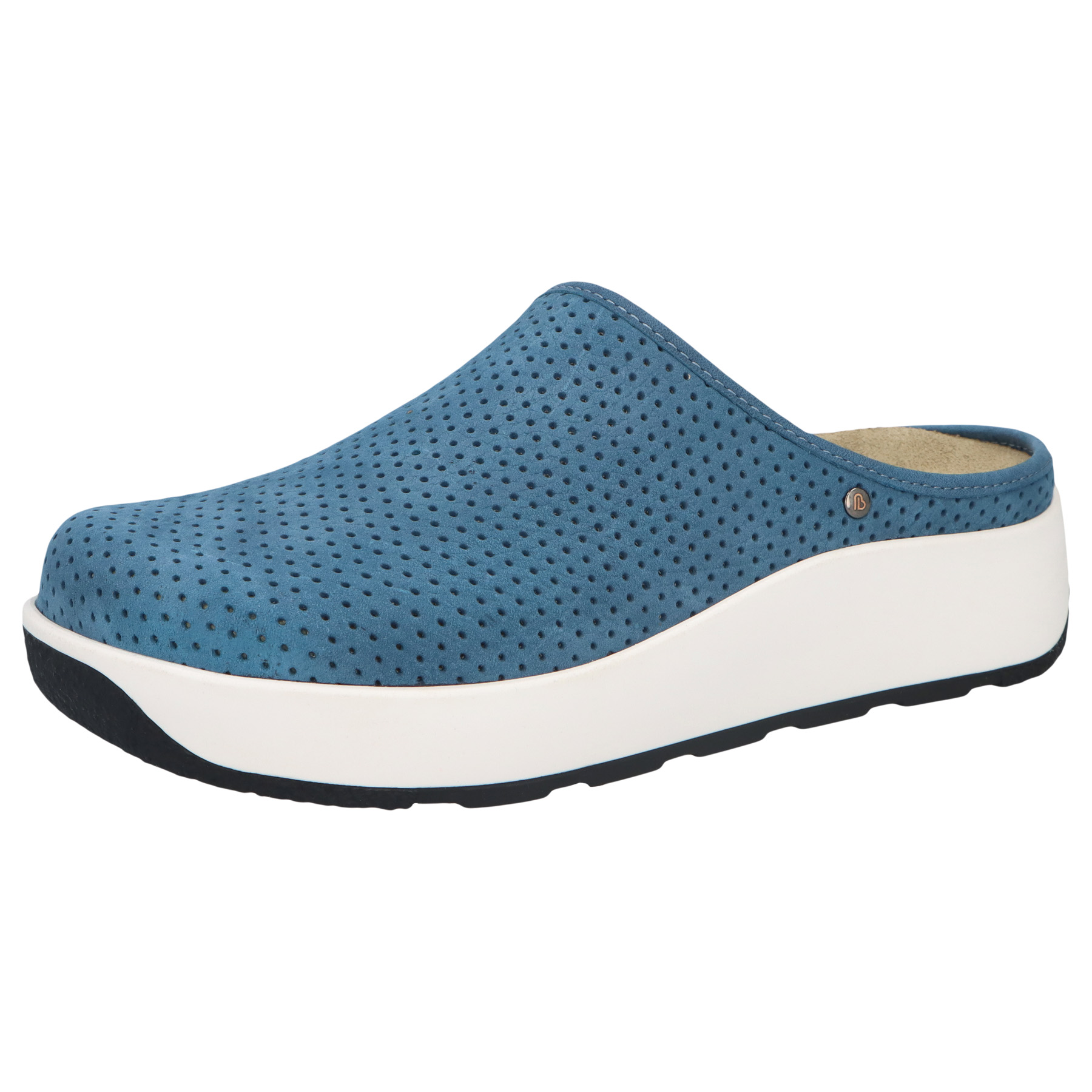 tiefblau Prägenubuk