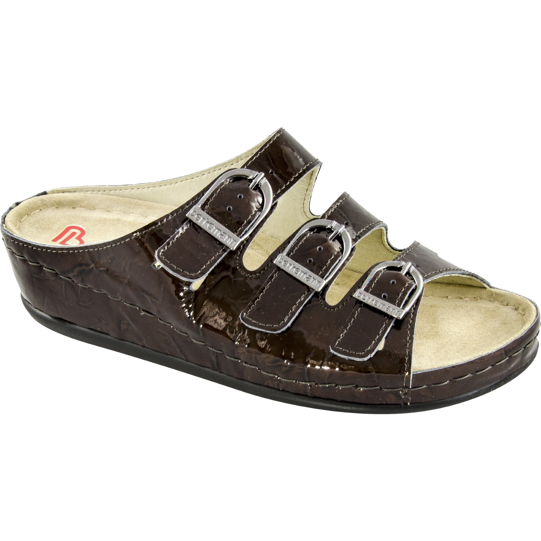 braune pantolette 3-4 ansicht