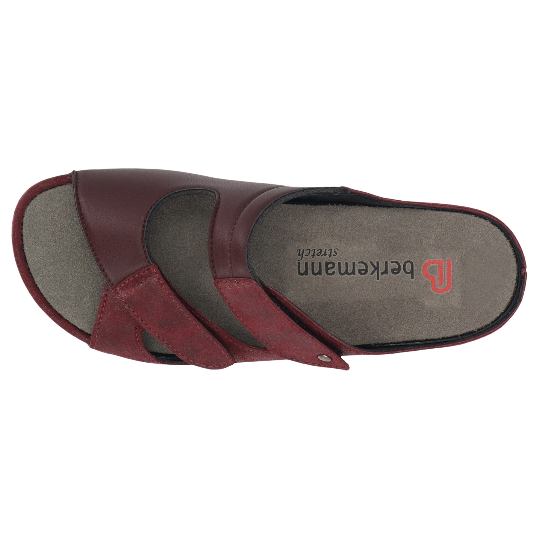 rote pantolette draufsicht