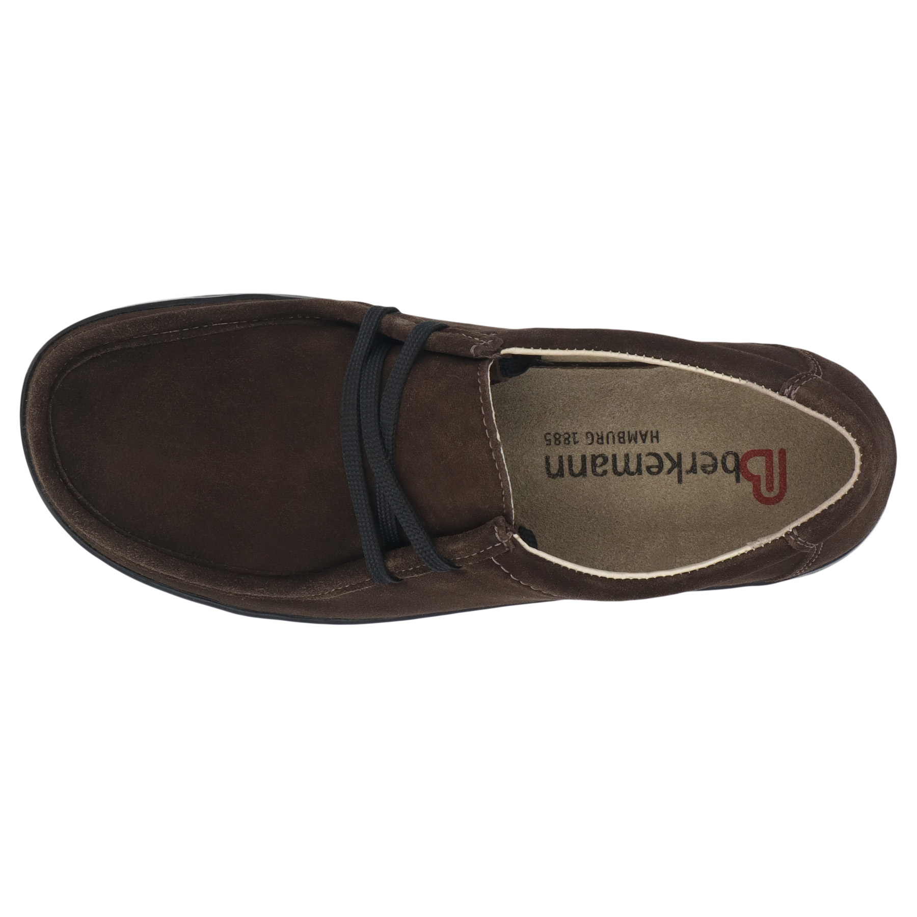 braune halbschuh draufsicht