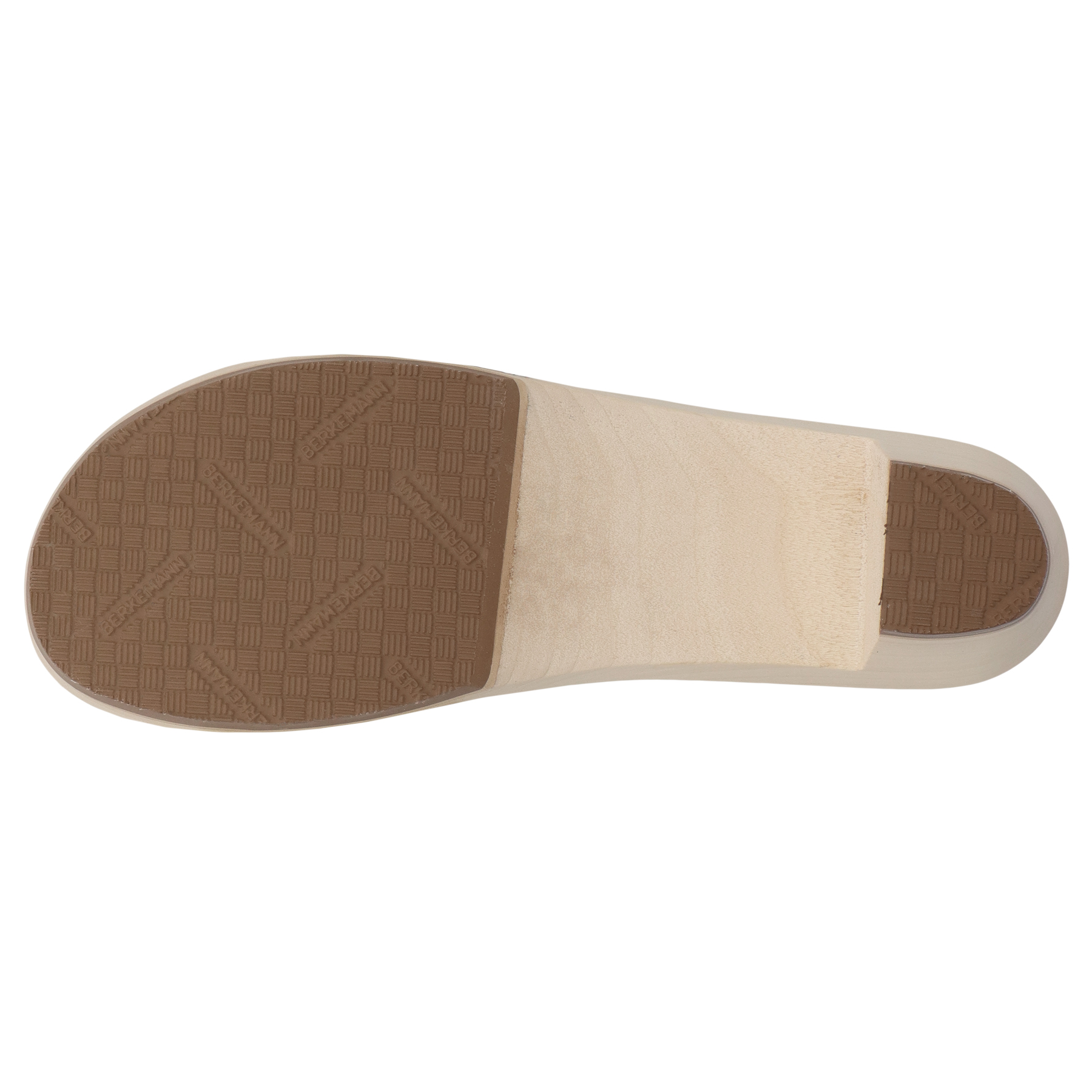 blaue holzschuhe sohlenansicht