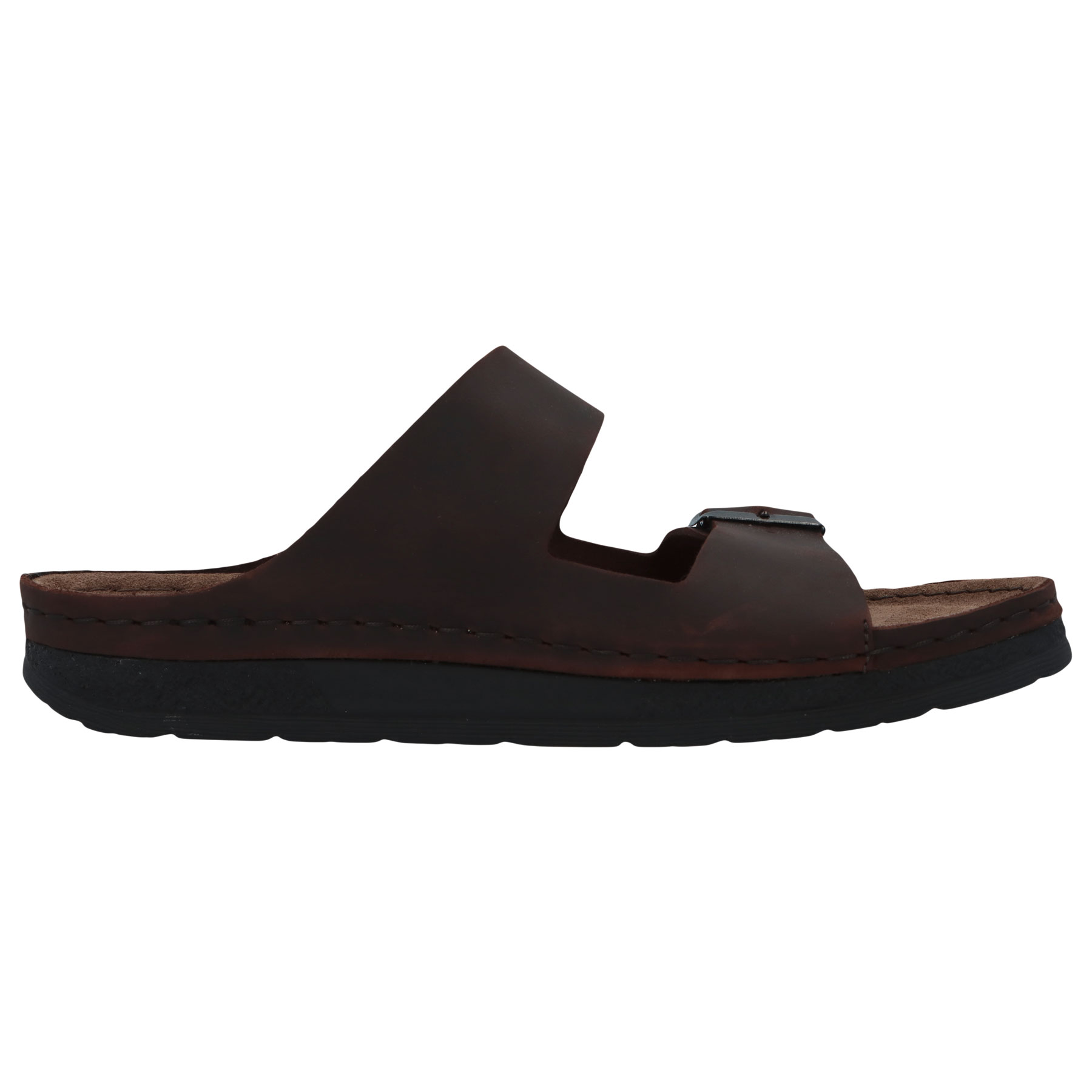 braune pantolette seitenansicht rechts