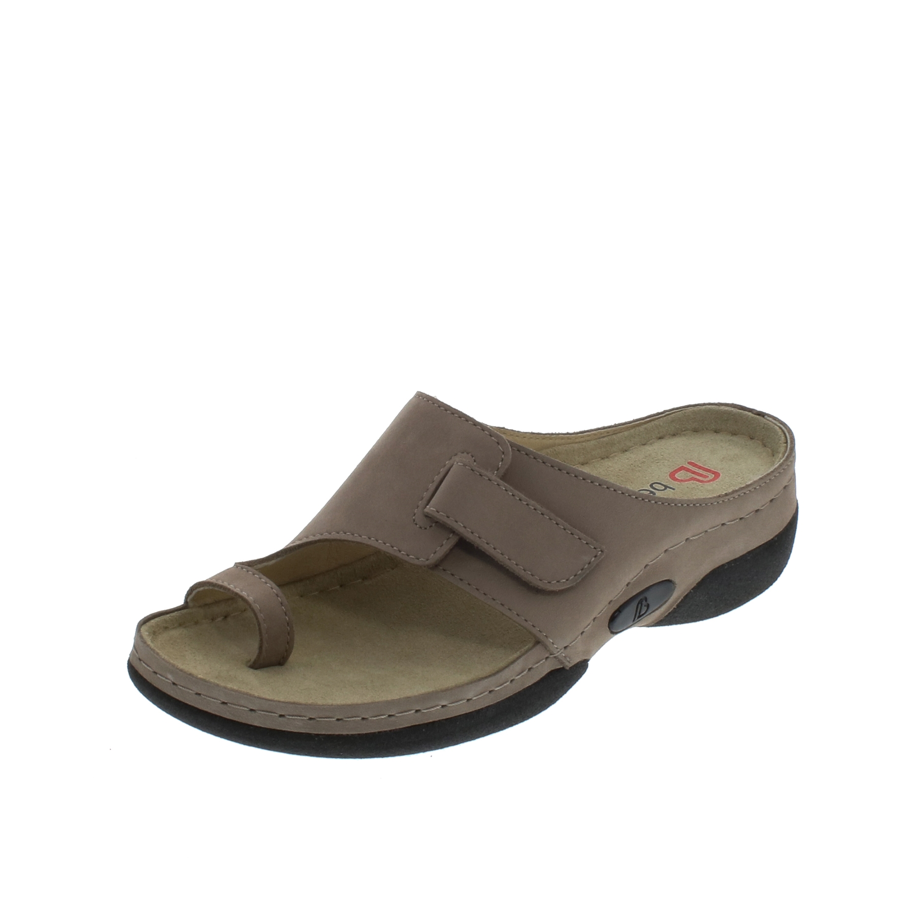 graue pantolette 3-4 ansicht