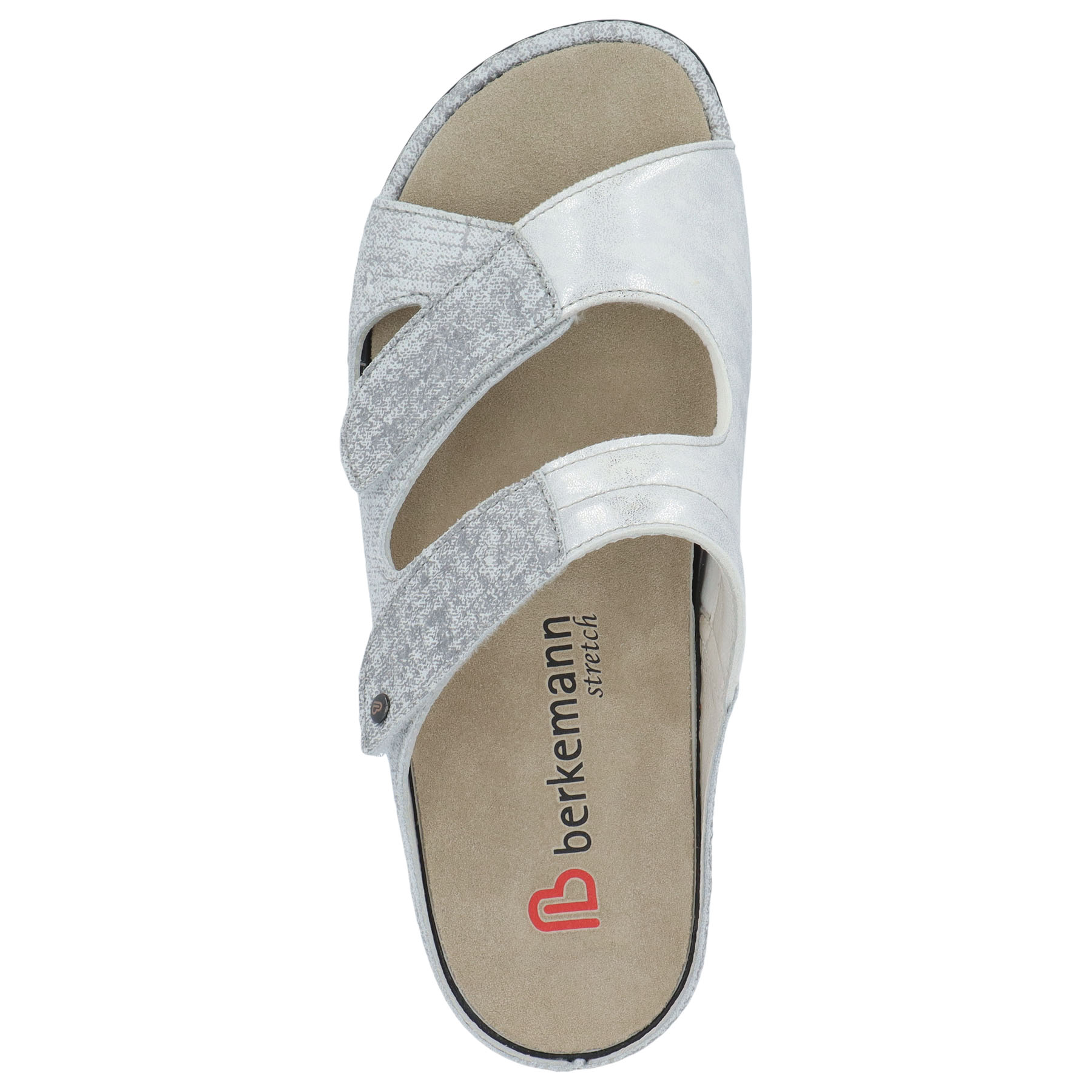 mehrfarbige pantolette draufsicht