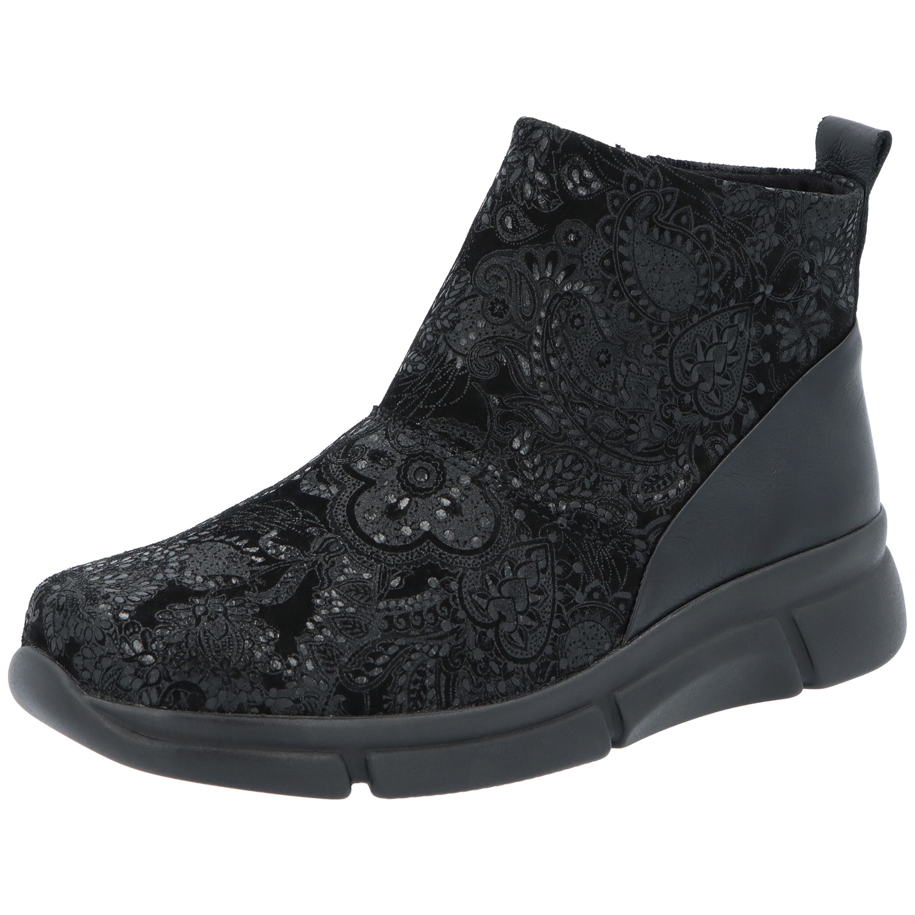 schwarze stiefeletten 3-4 ansicht