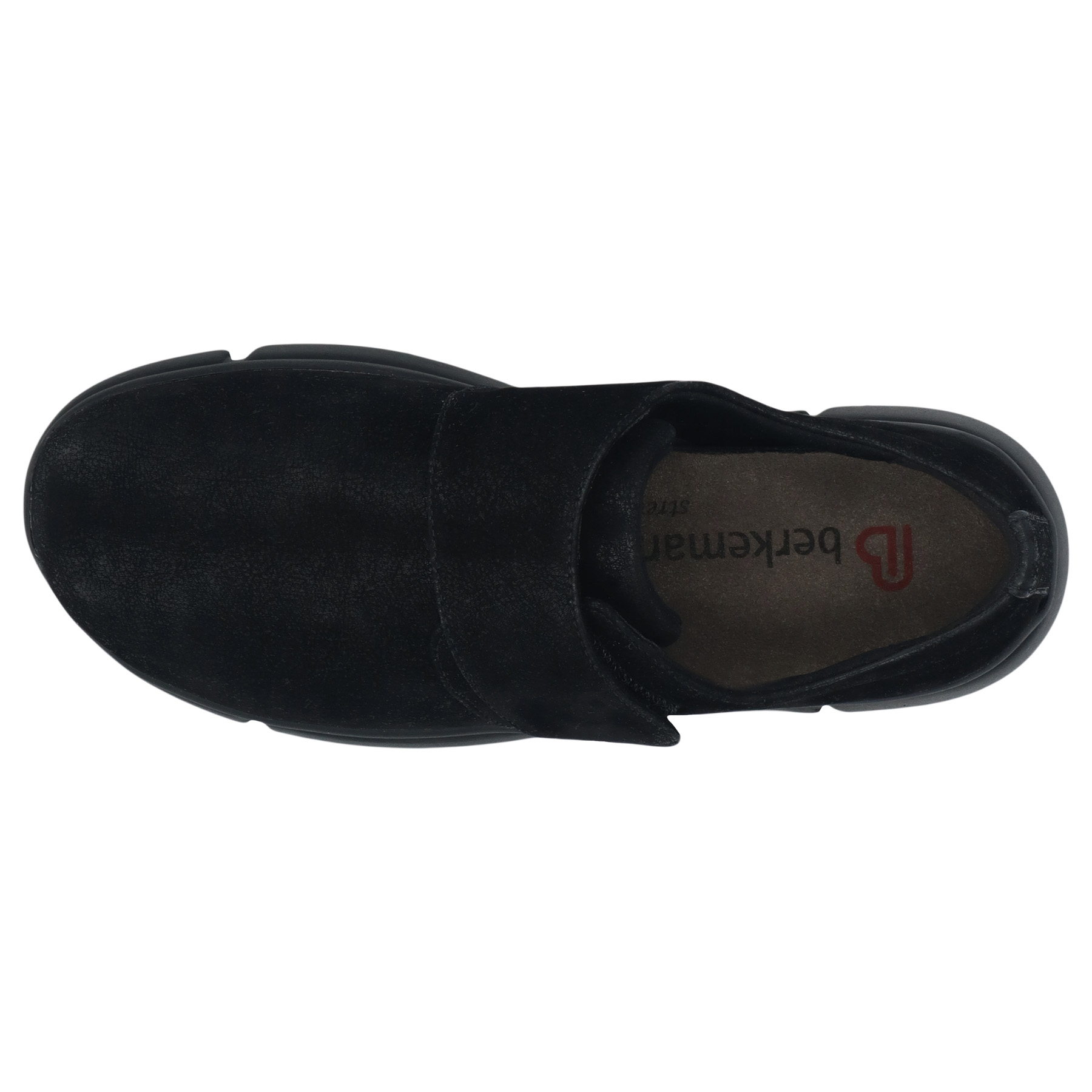 schwarze halbschuh draufsicht