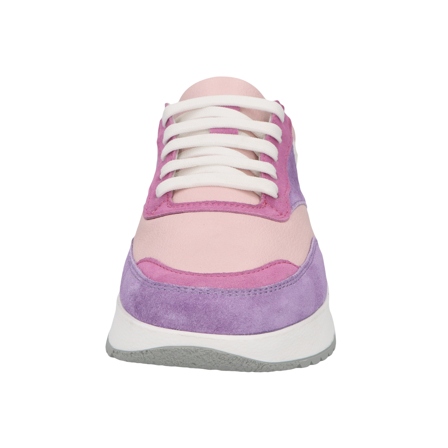 mehrfarbige sneaker vorderansicht