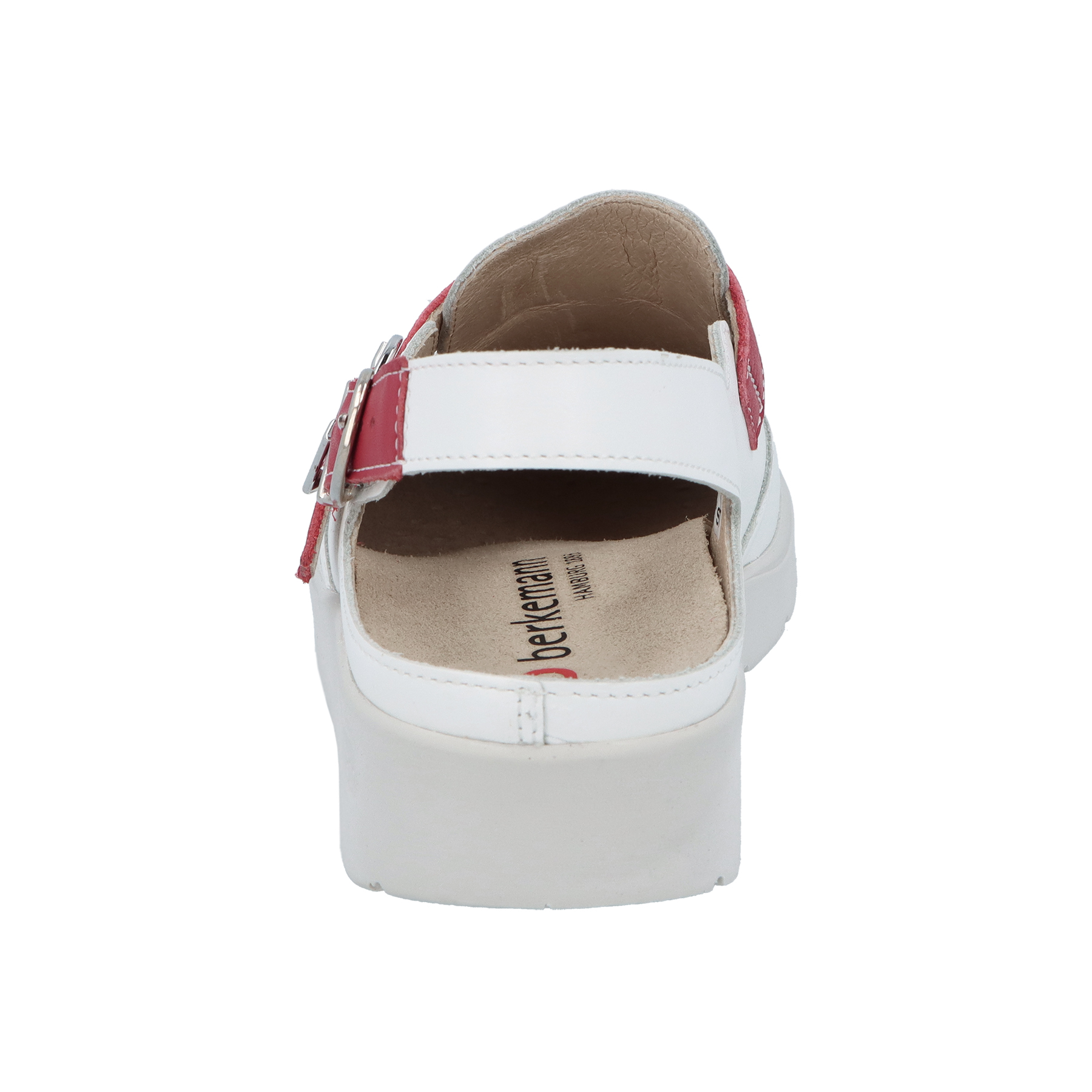 weiße berufsschuhe hinteransicht