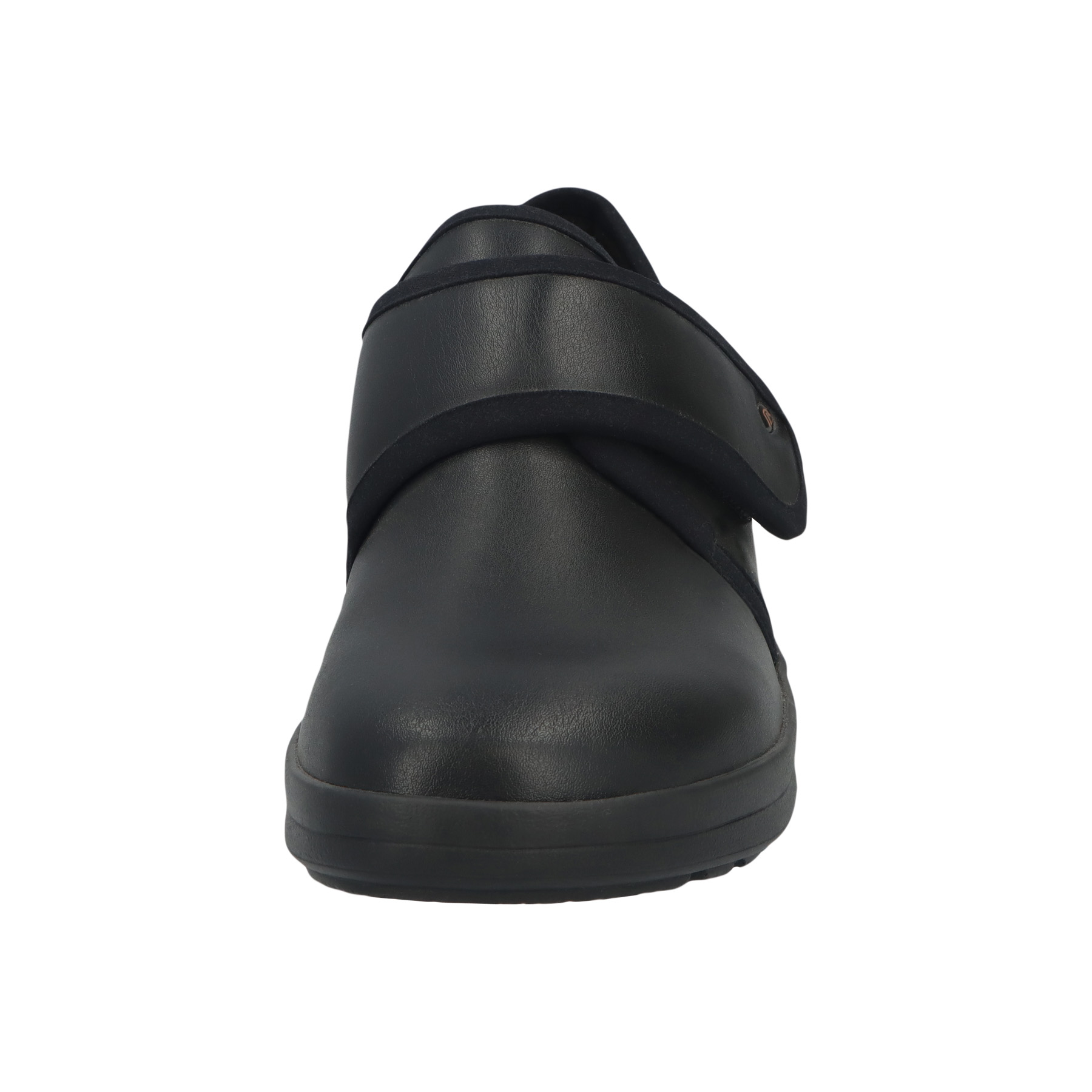 schwarze halbschuh vorderansicht