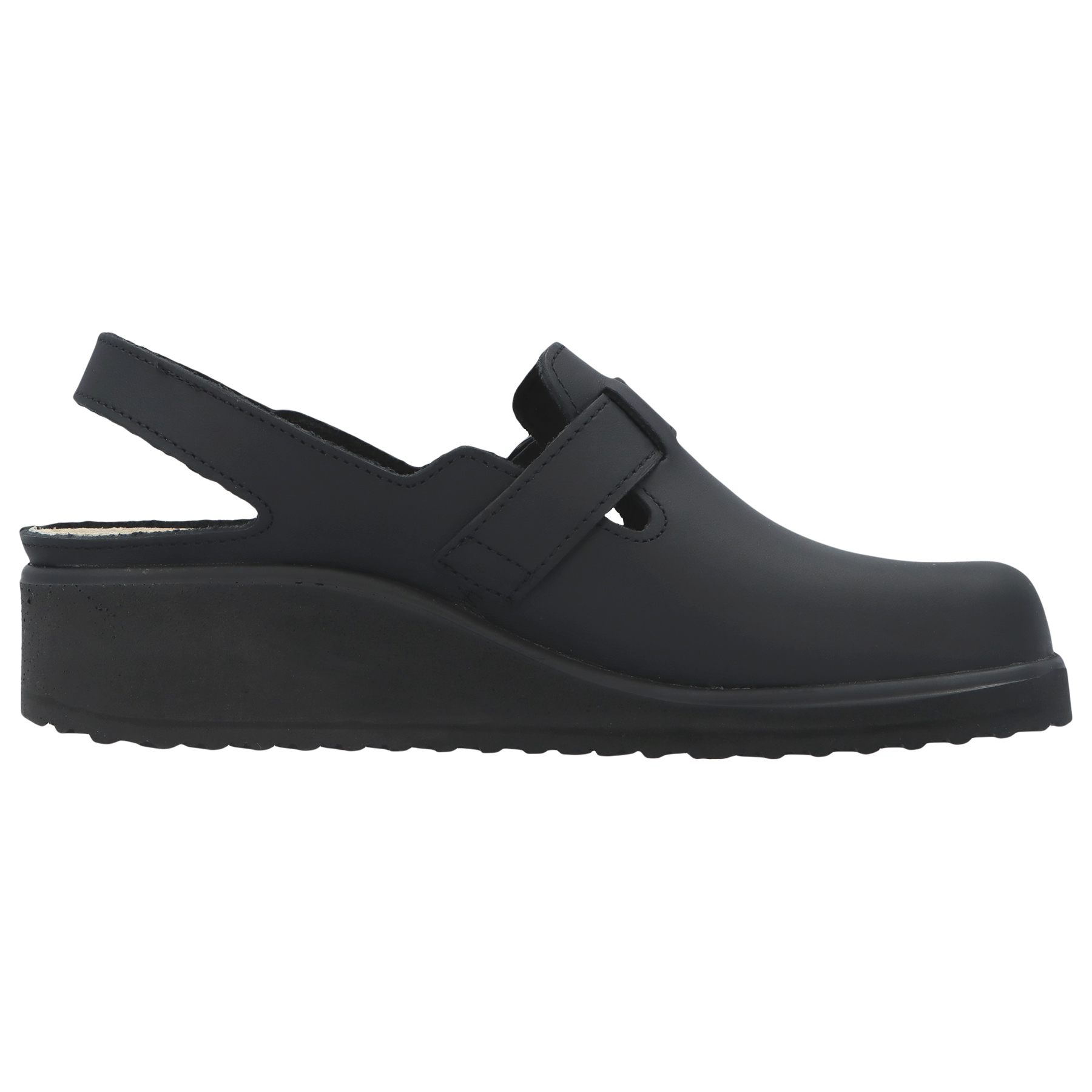 schwarze berufsschuhe seitenansicht rechts