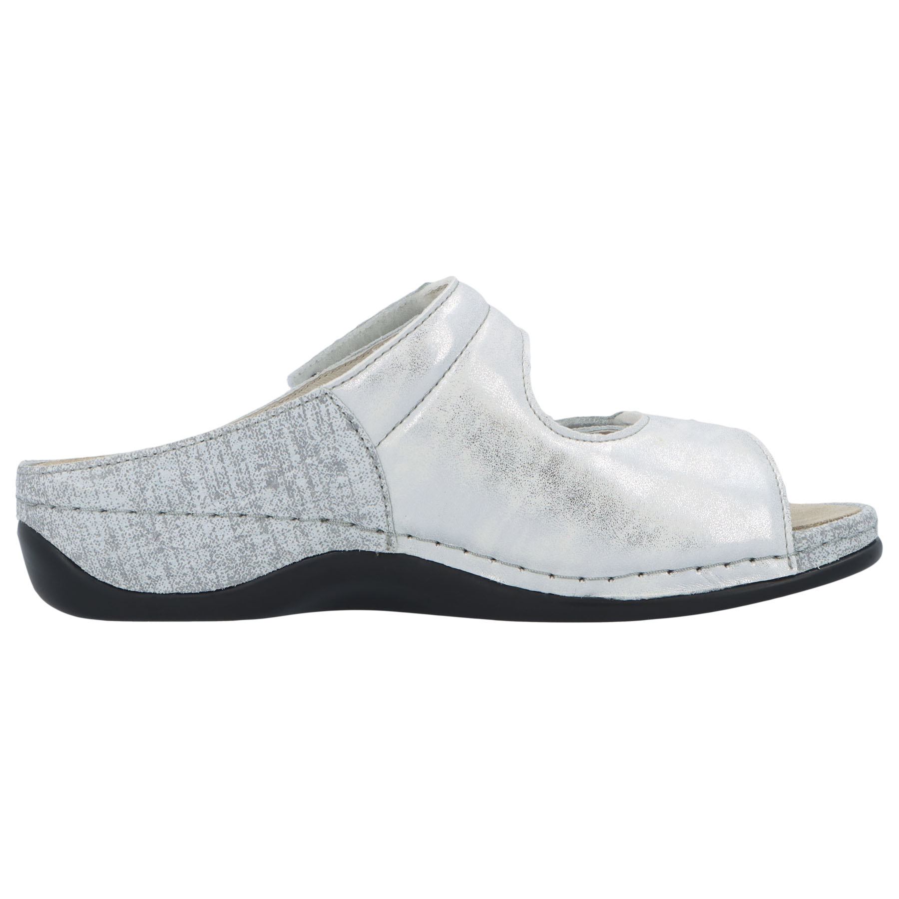 mehrfarbige pantolette seitenansicht rechts