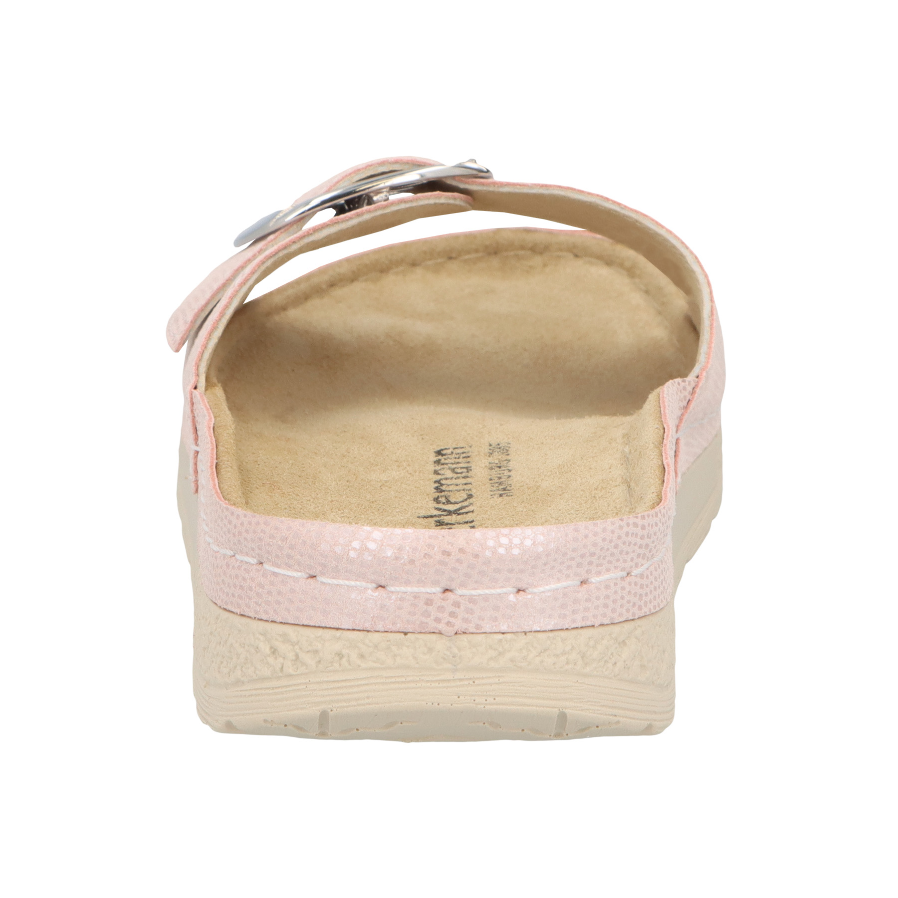 rote pantolette hinteransicht